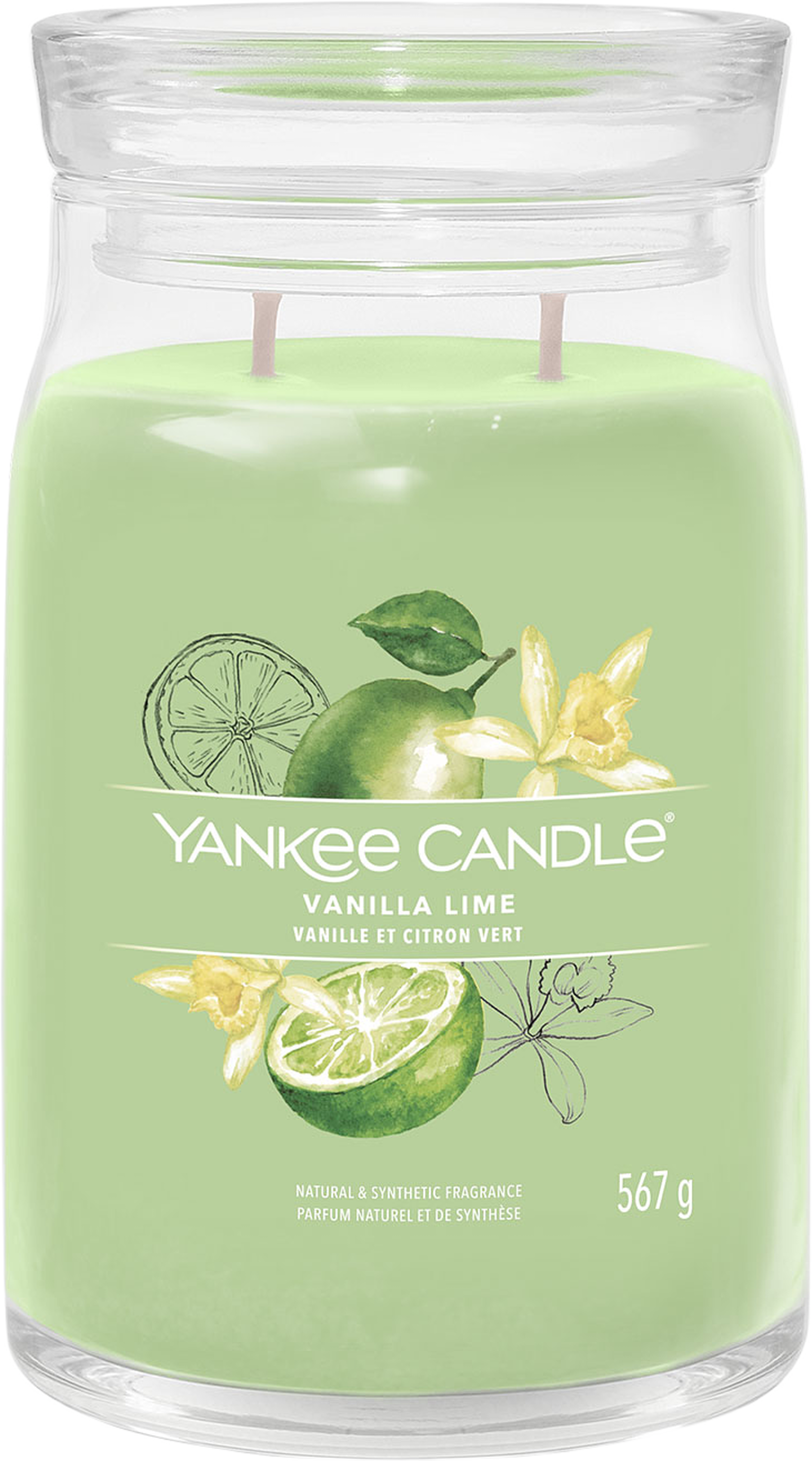 Signature Large Jar Vanilla Lime