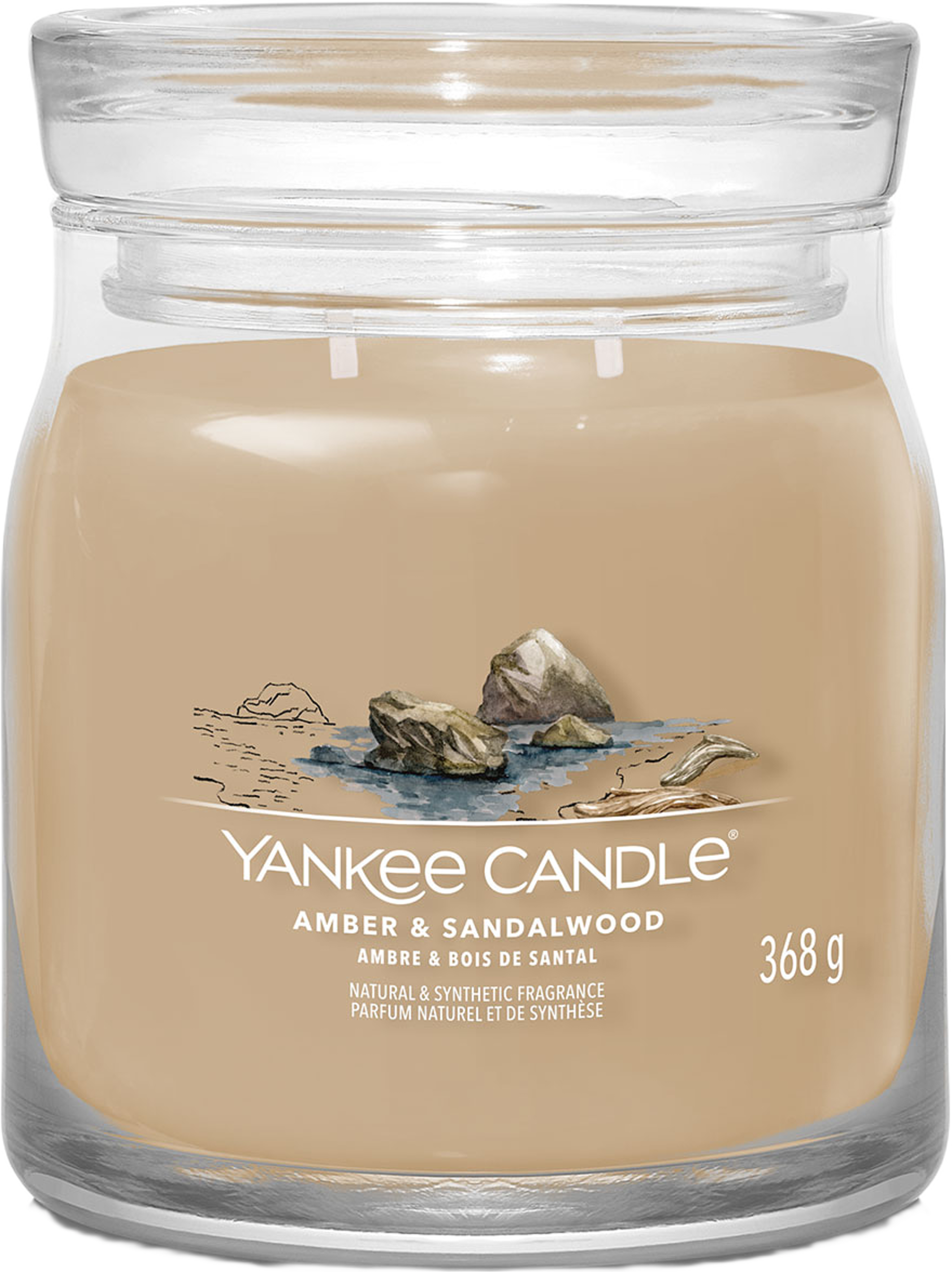 Signature Medium Jar  Amber & Sandalwood