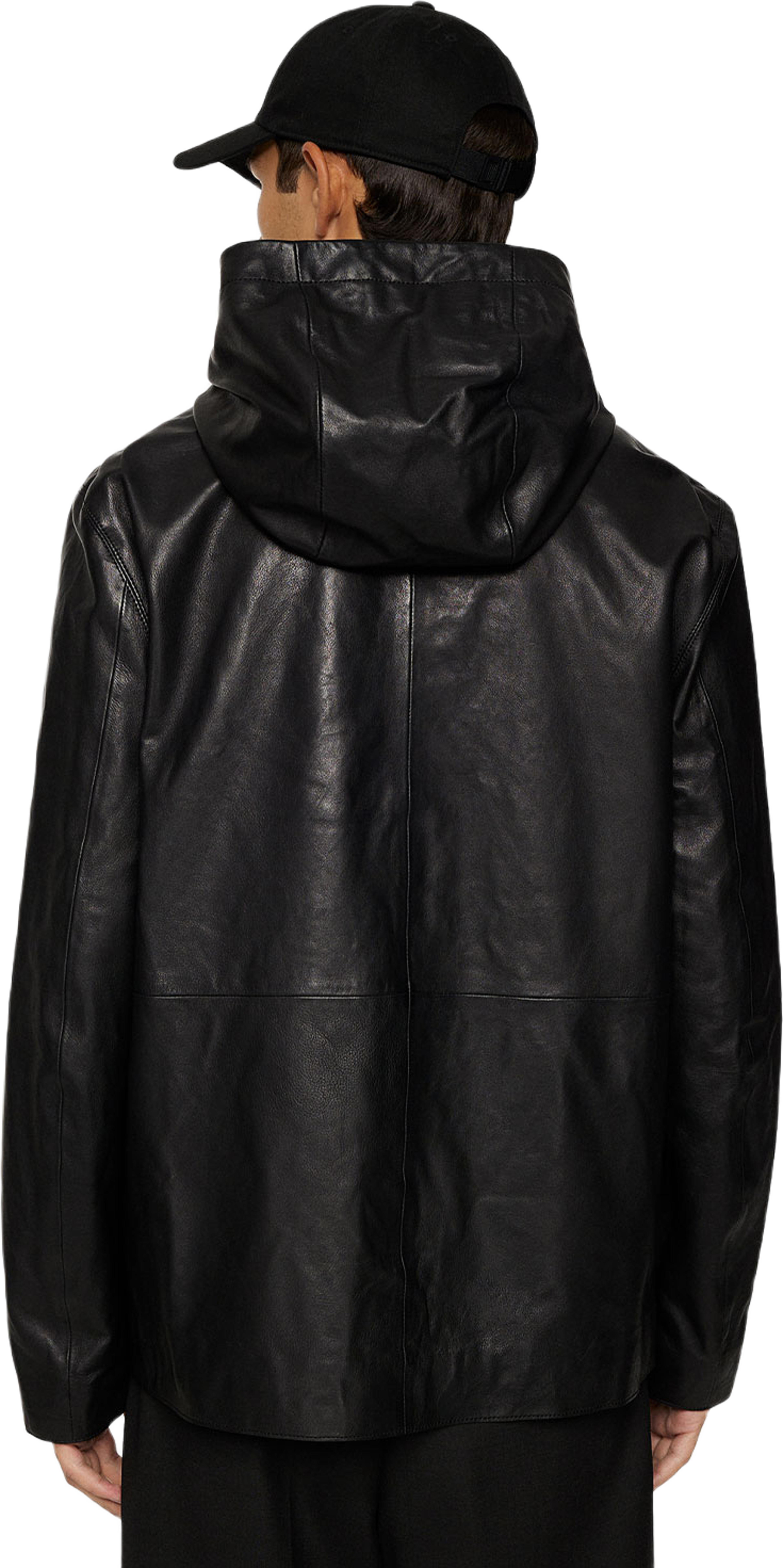 Hadley Leather Hoody Jacket