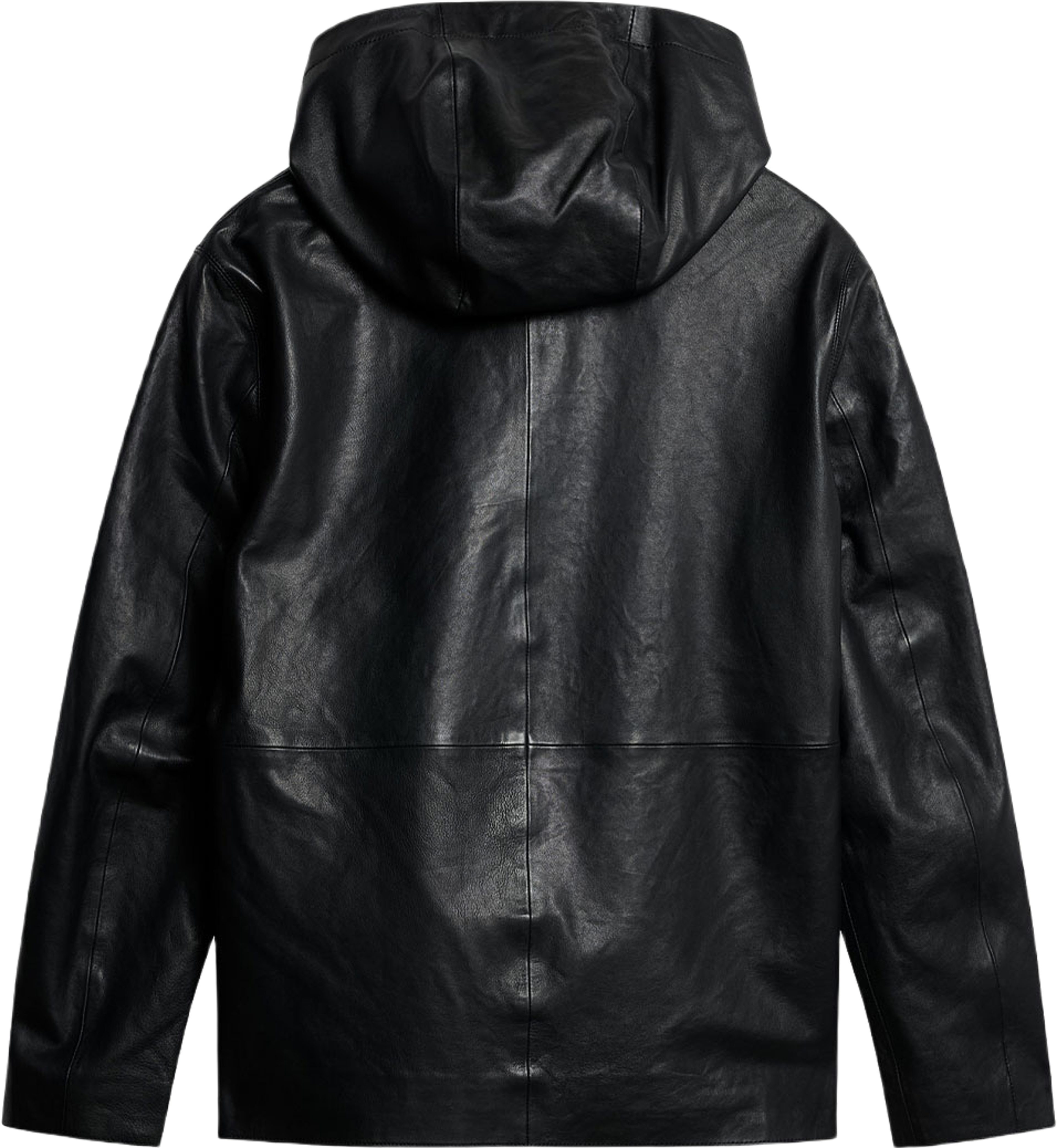 Hadley Leather Hoody Jacket