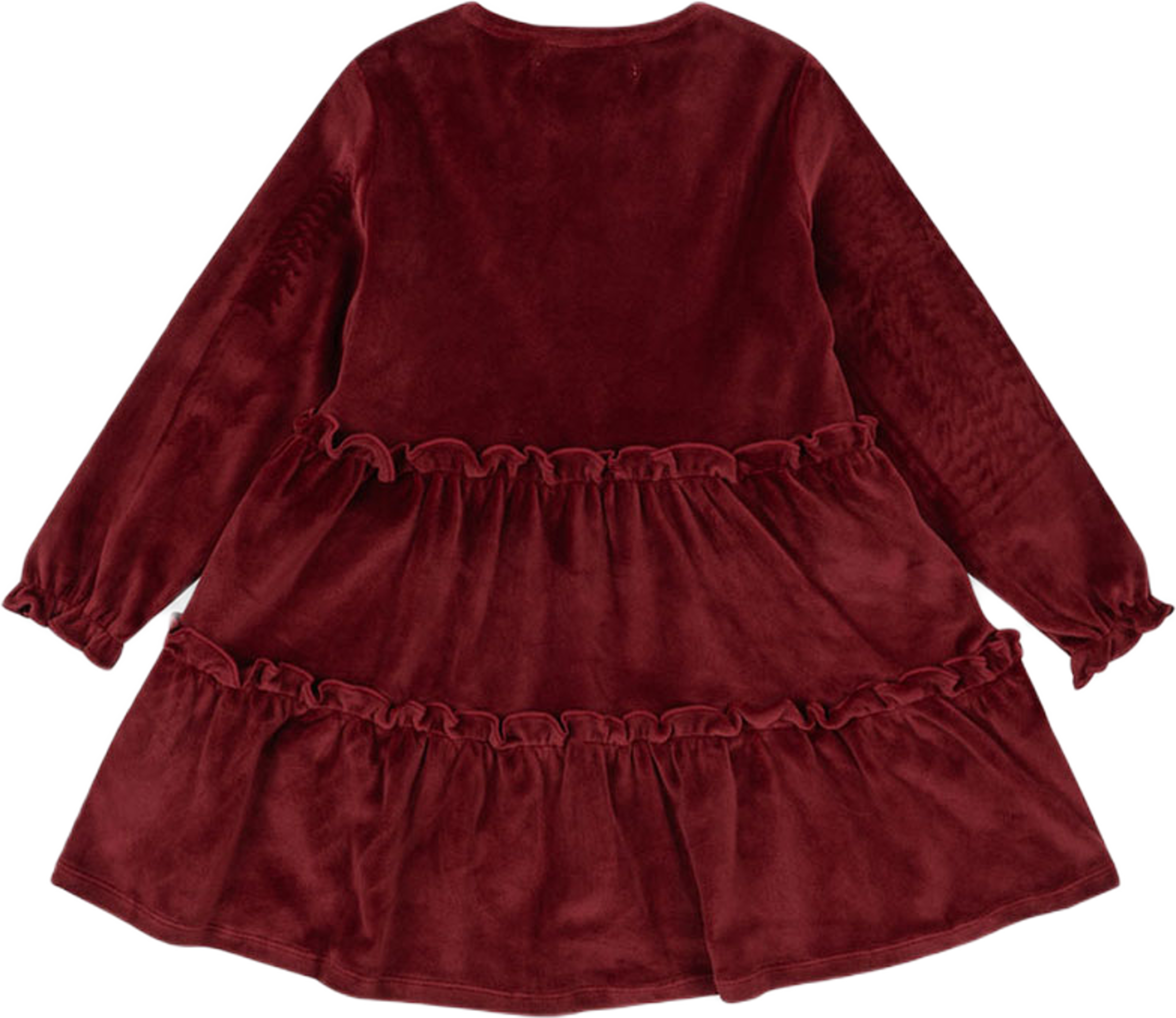 Jingle Dress, från Konges Sløjd, i färgen Red Dahlia. Klicka för att öppna bilden i stort format