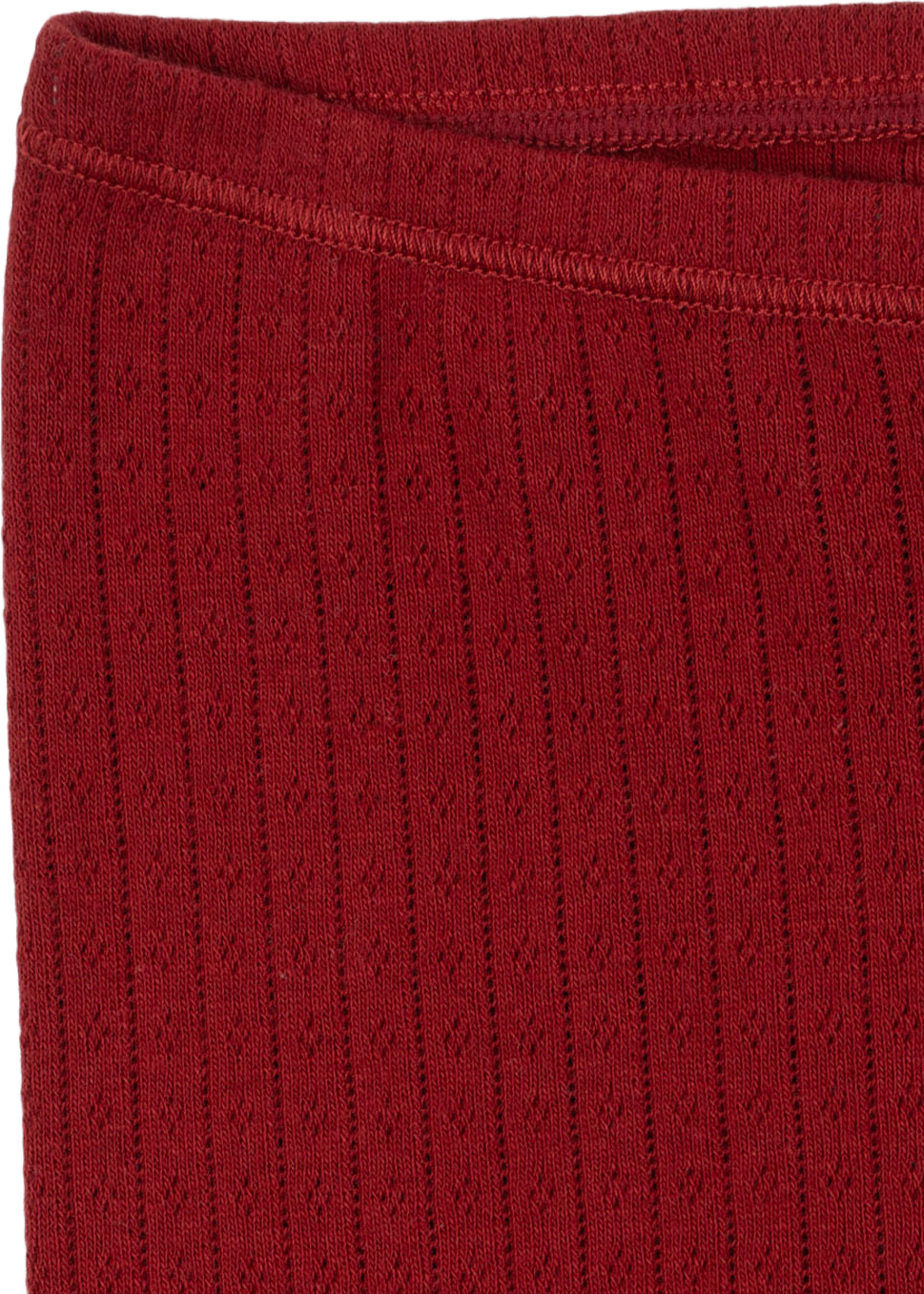 Minnie Pants, från Konges Sløjd, i färgen Red Dahlia. Klicka för att öppna bilden i stort format