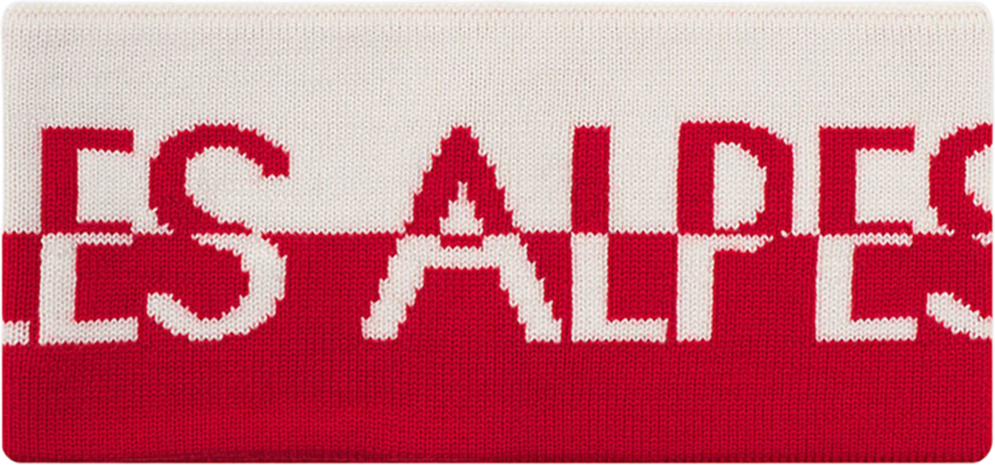 Les Alpes knitted Headband, från Twist & Tango, i färgen Scarlet Red. Klicka för att öppna bilden i stort format