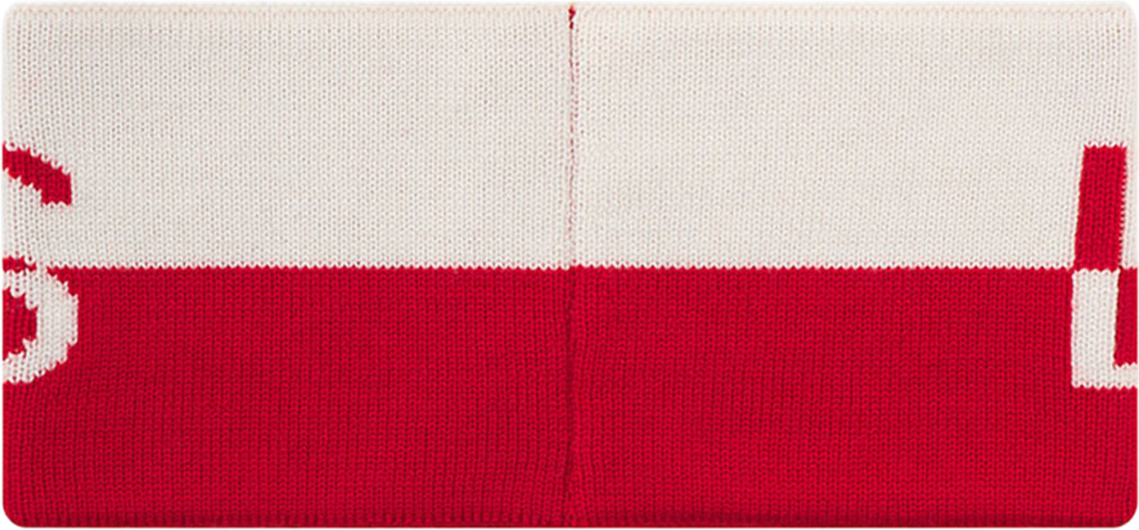 Les Alpes knitted Headband, från Twist & Tango, i färgen Scarlet Red. Klicka för att öppna bilden i stort format