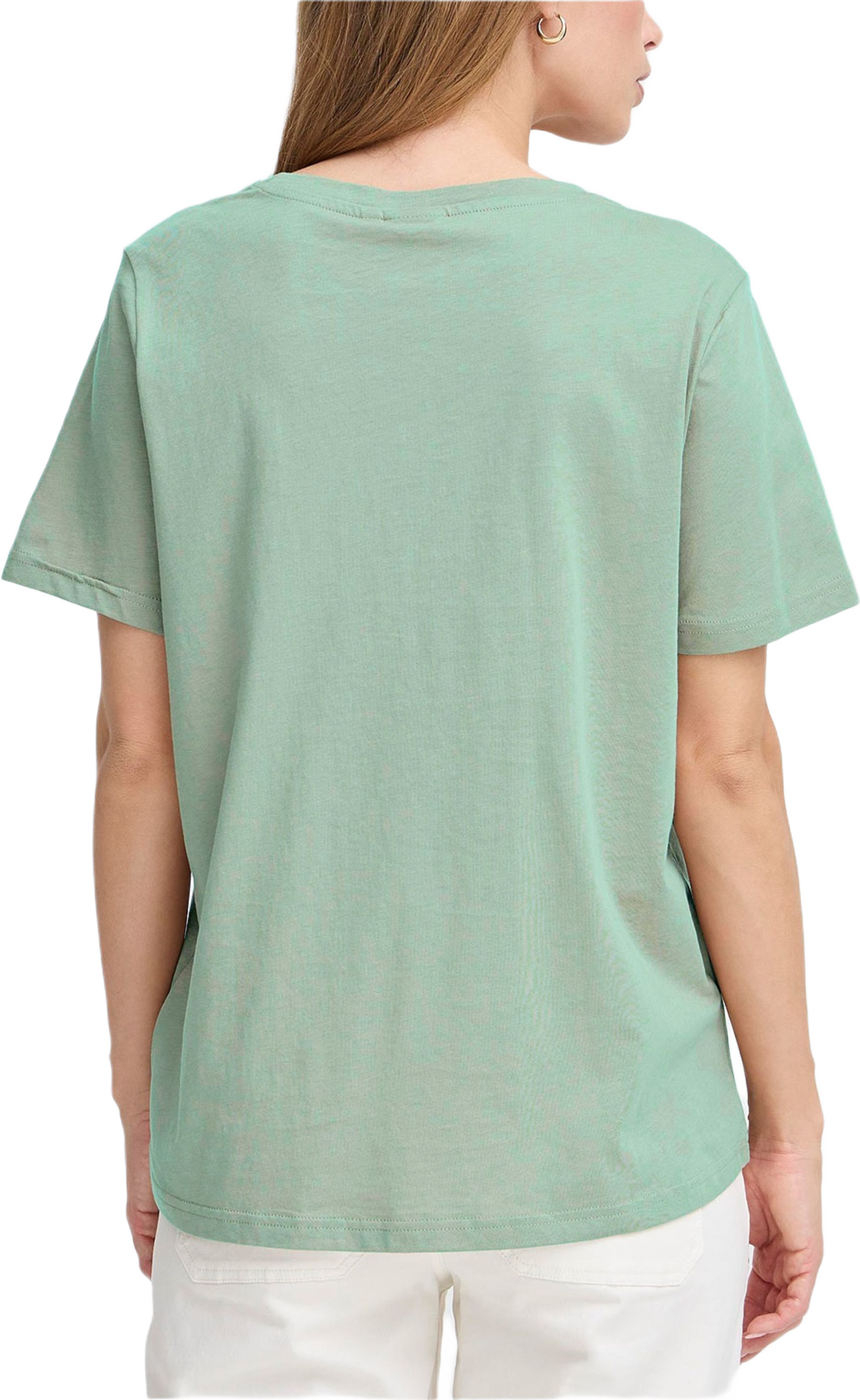 FRJUNA TEE 2 T-shirt, från Fransa, i färgen Iceberg Green Mix. Klicka för att öppna bilden i stort format