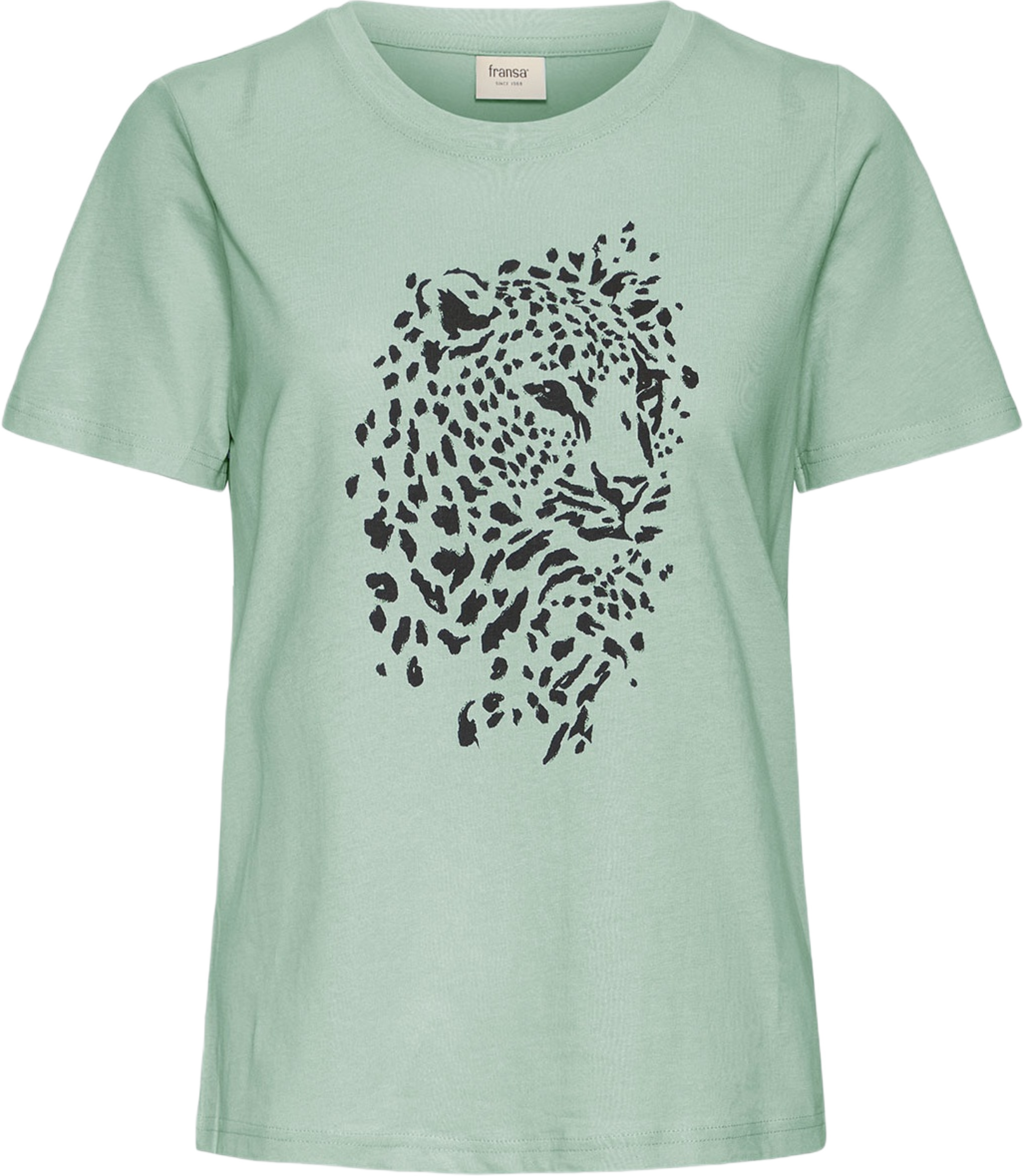 FRJUNA TEE 2 T-shirt, från Fransa, i färgen Iceberg Green Mix. Klicka för att öppna bilden i stort format