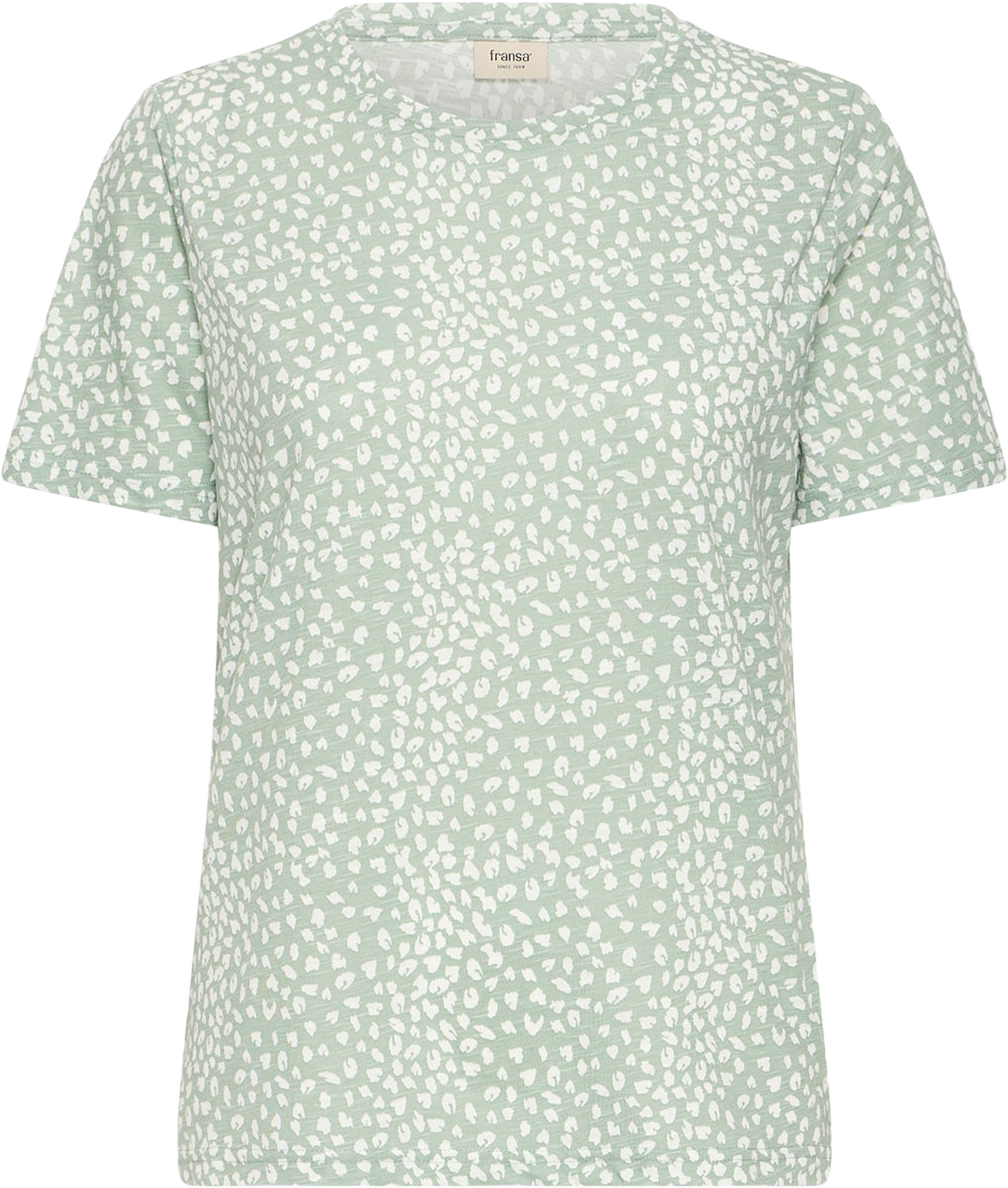 FRHAZEL TEE 2 T-shirt, från Fransa, i färgen Iceberg Green Mix. Klicka för att öppna bilden i stort format