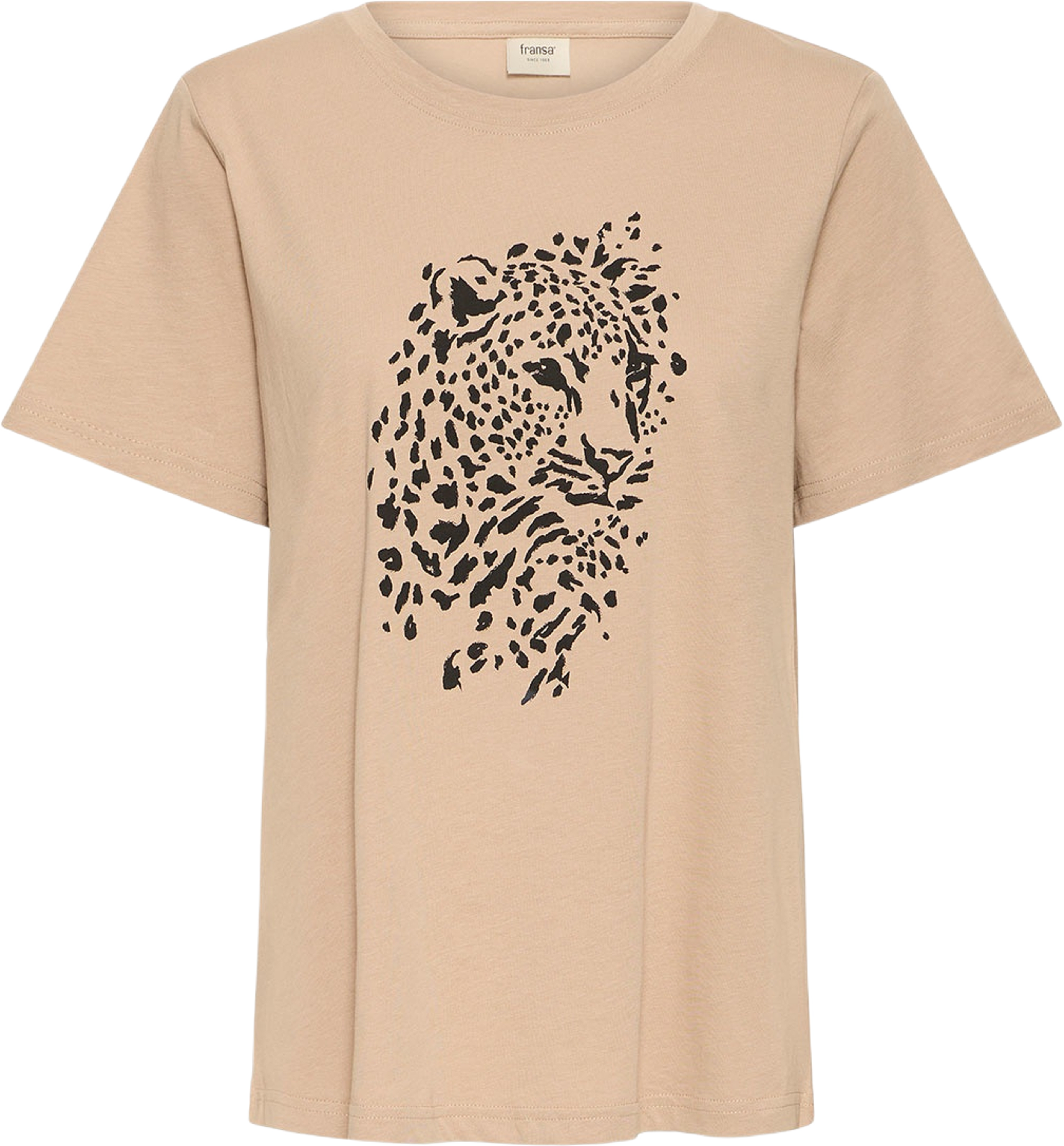 FRJUNA TEE 2 T-shirt, från Fransa, i färgen Silver Mink Mix. Klicka för att öppna bilden i stort format