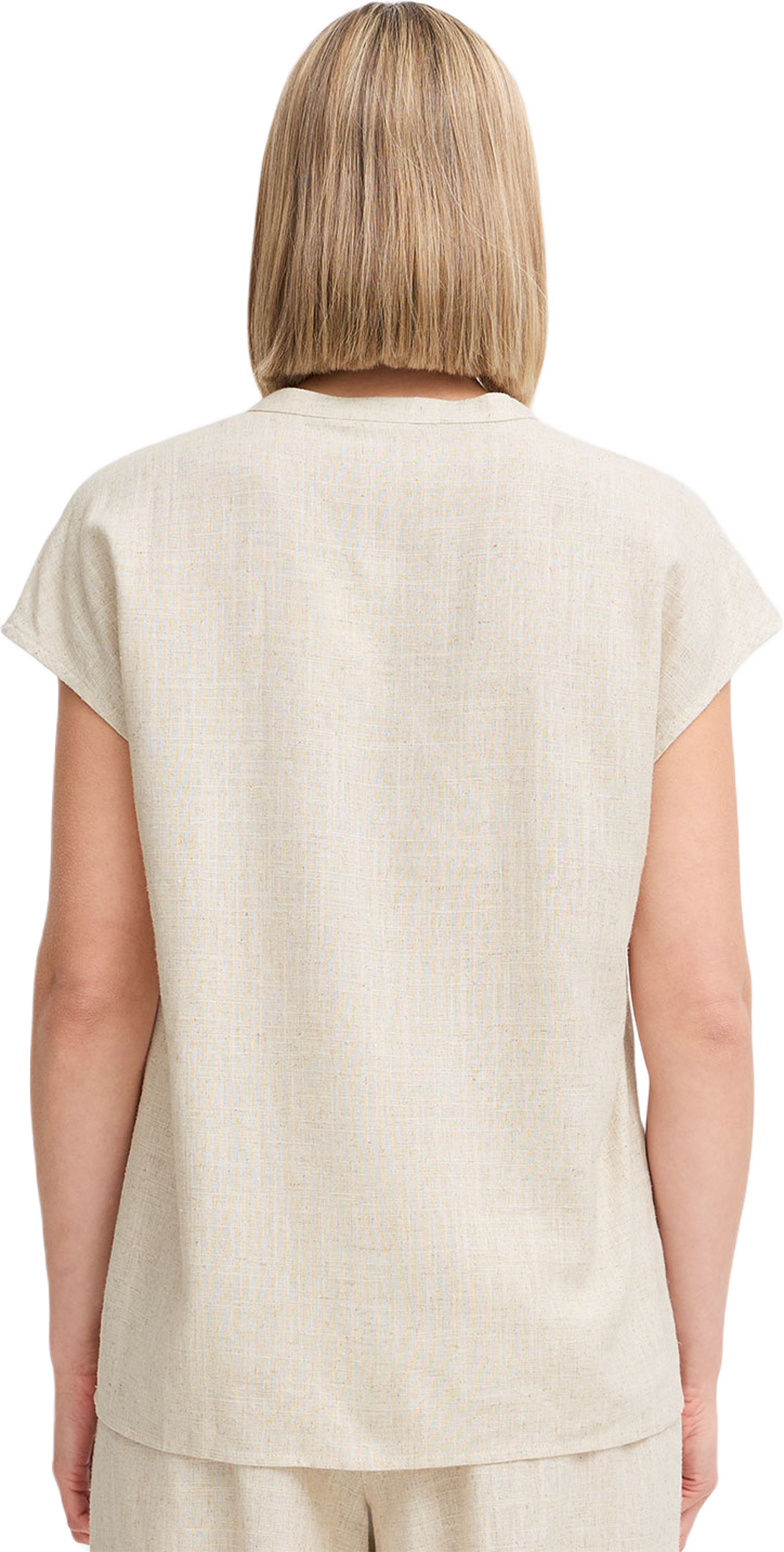 FRJUNA BL 1 Shirt, från Fransa, i färgen Birch Melange. Klicka för att öppna bilden i stort format