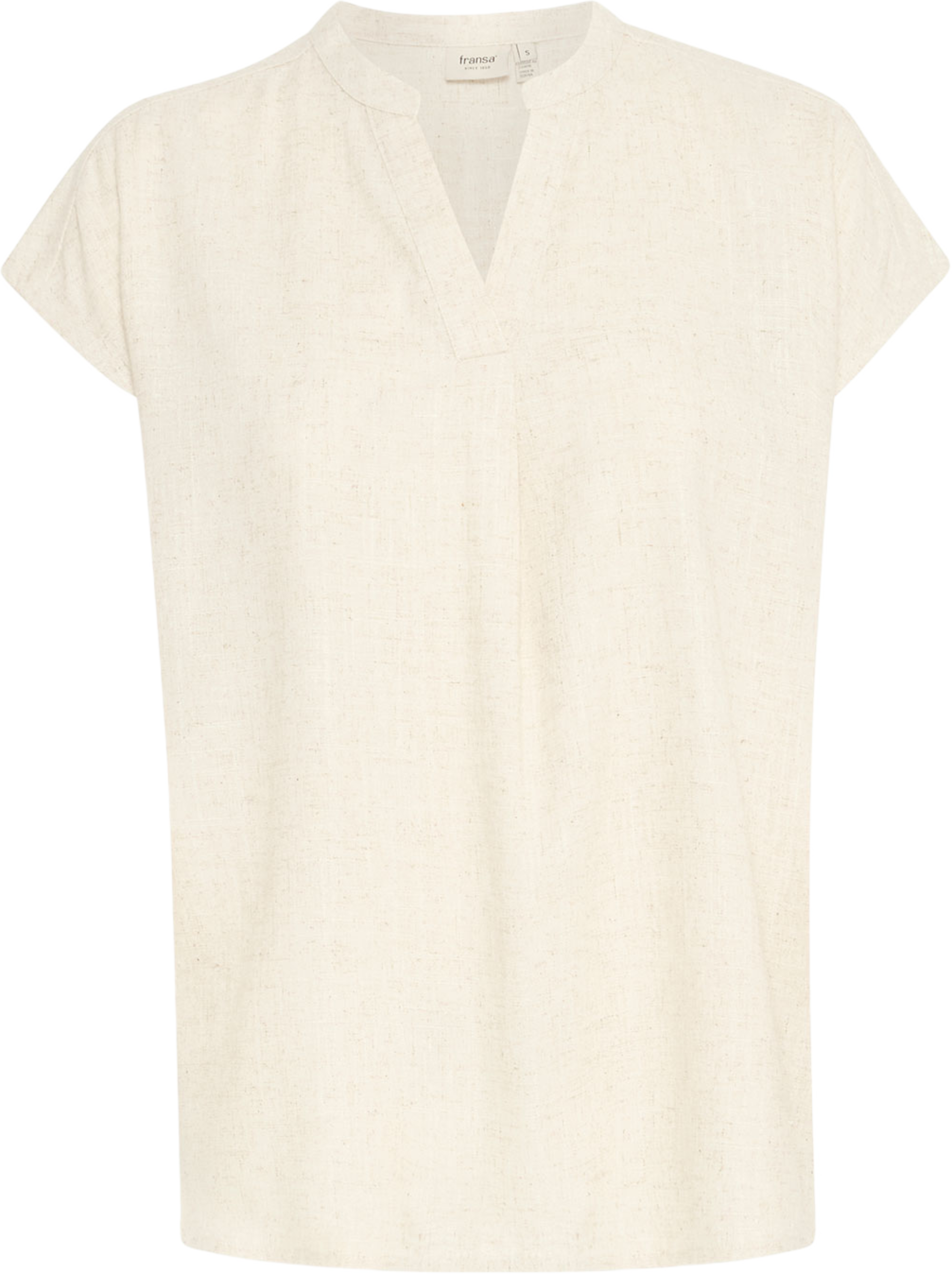 FRJUNA BL 1 Shirt, från Fransa, i färgen Birch Melange. Klicka för att öppna bilden i stort format