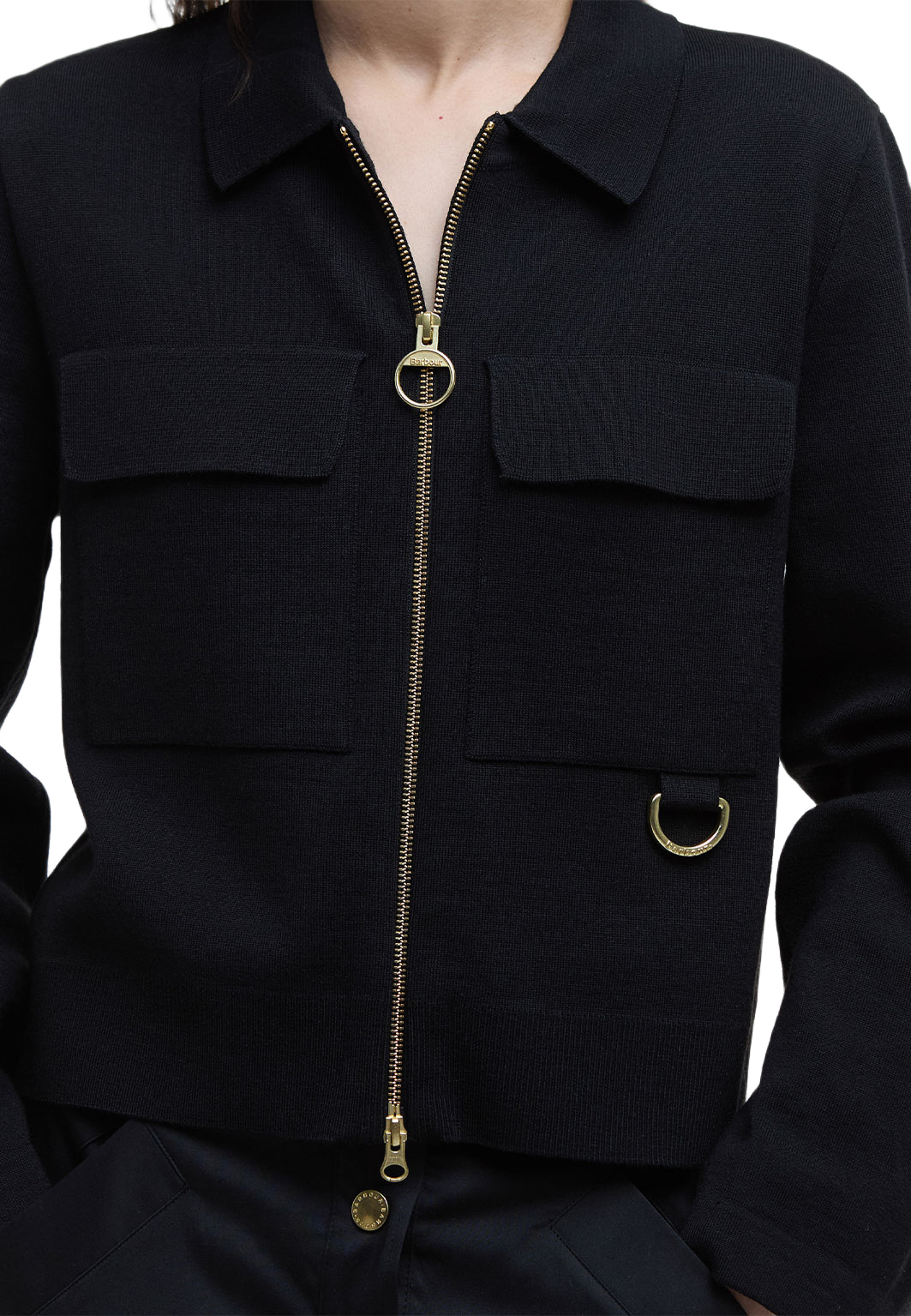 Alma Knitted Zip Through Cardigan