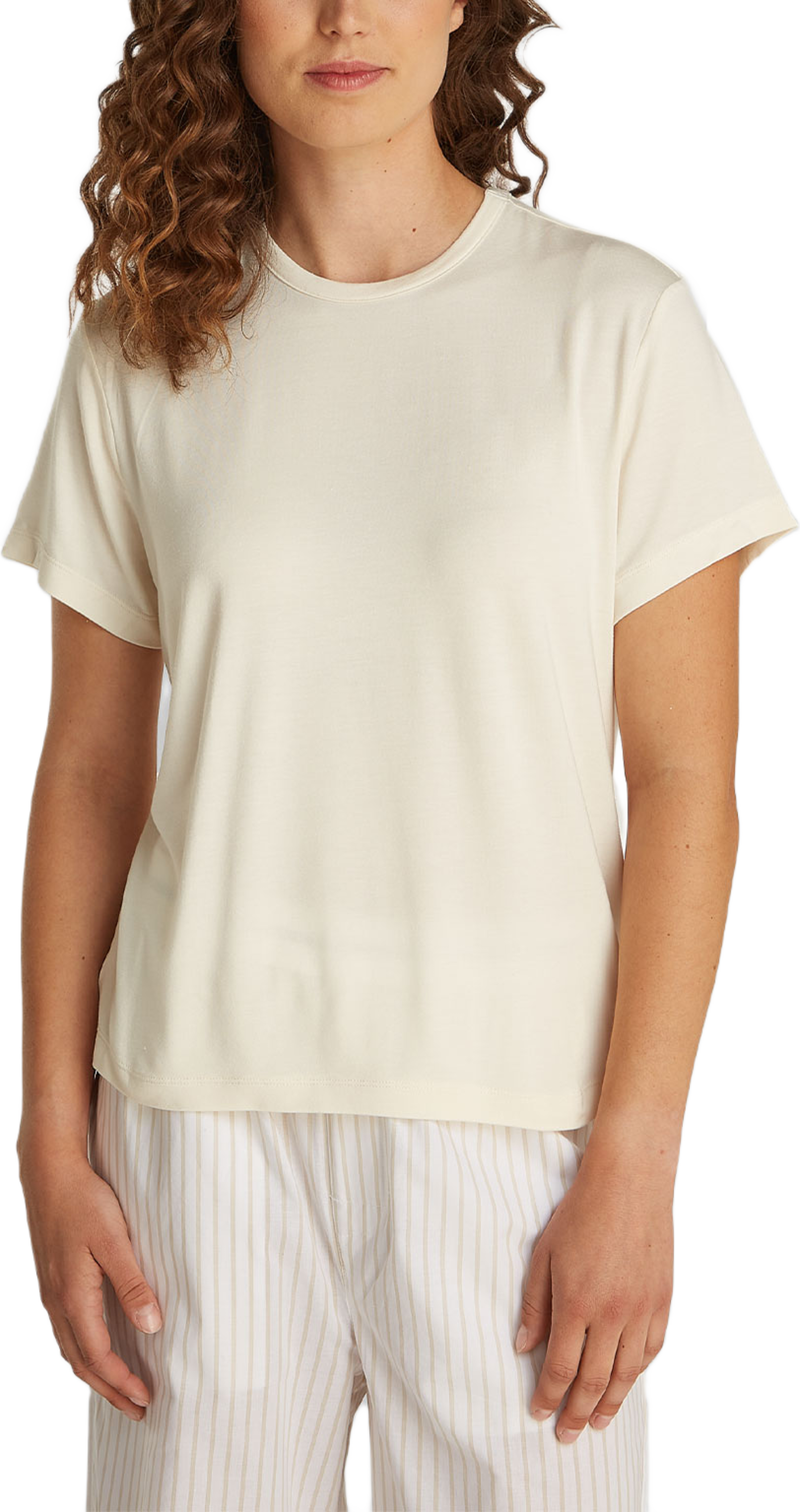 T-shirt i rak modell, i supermjuk & följsam Modal