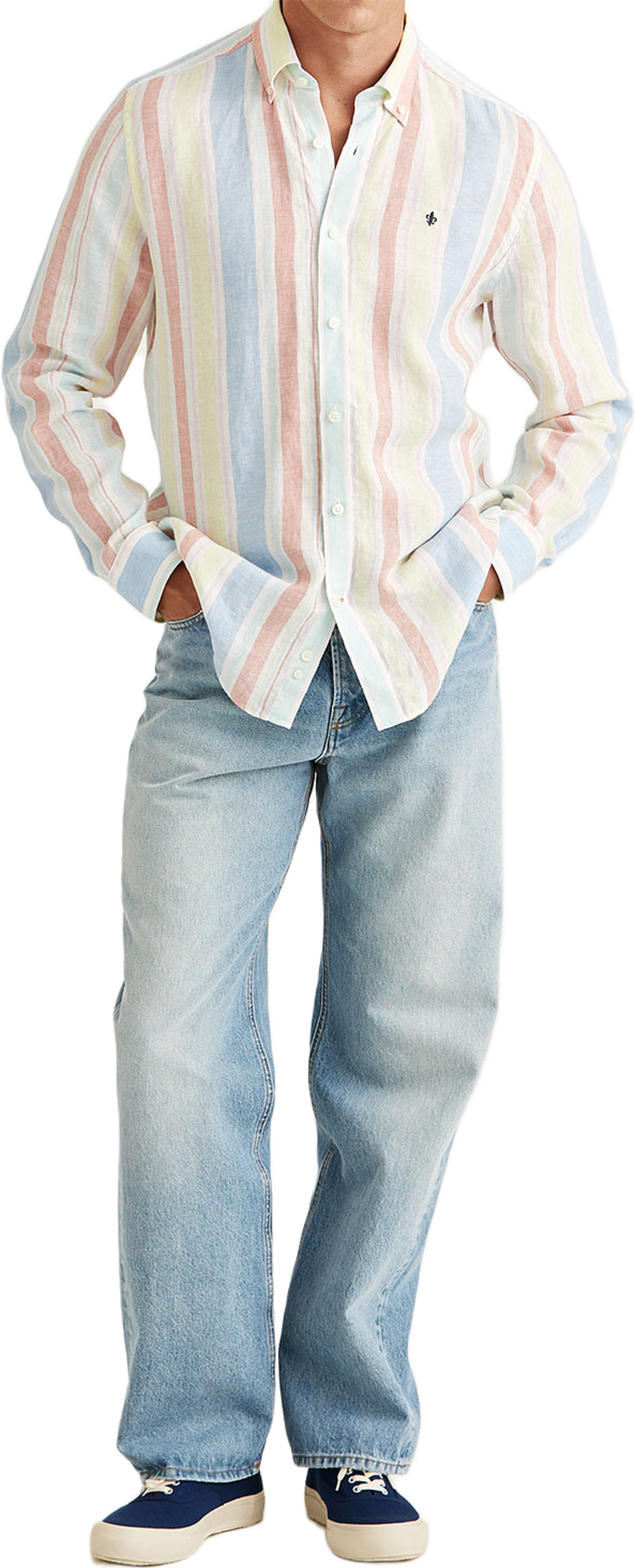 Happy Stripe Classic Fit
