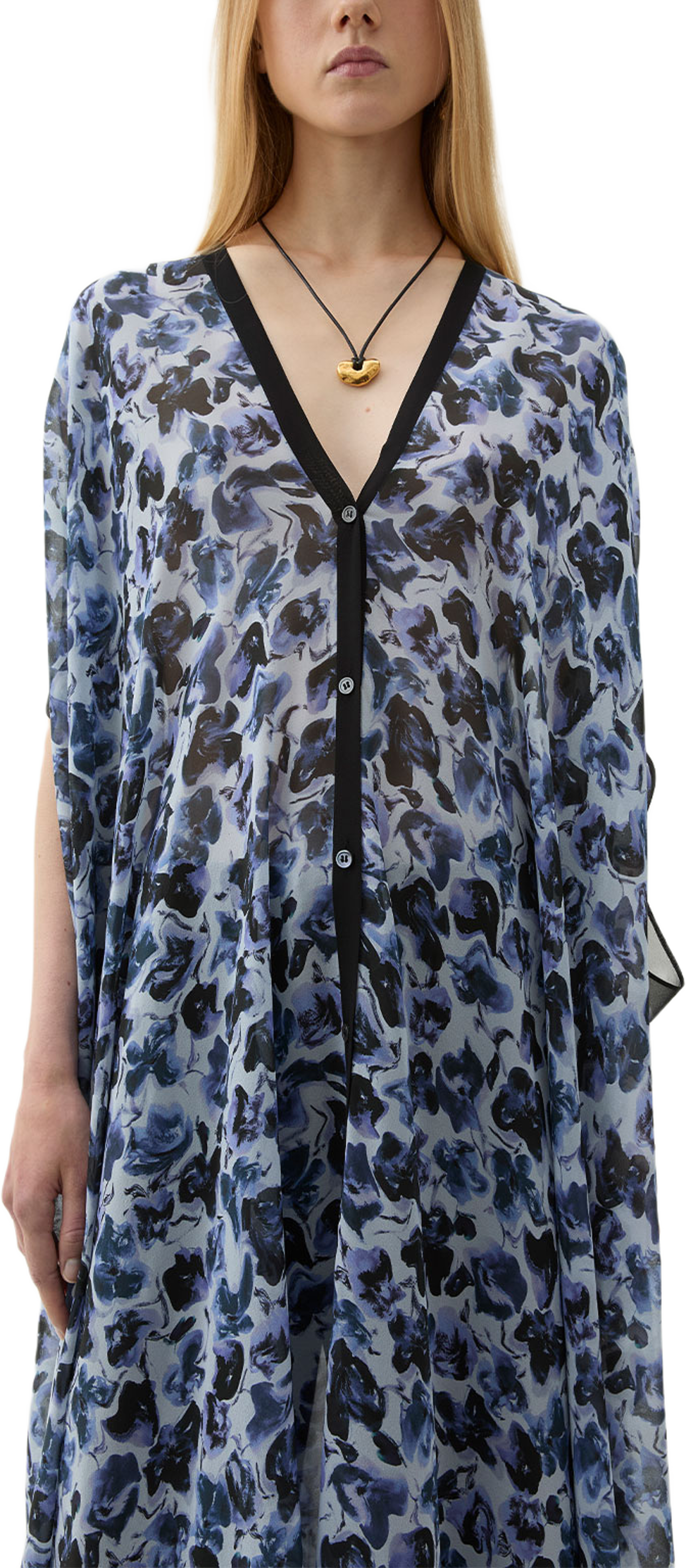 Agave Violet Ditsy Caftan