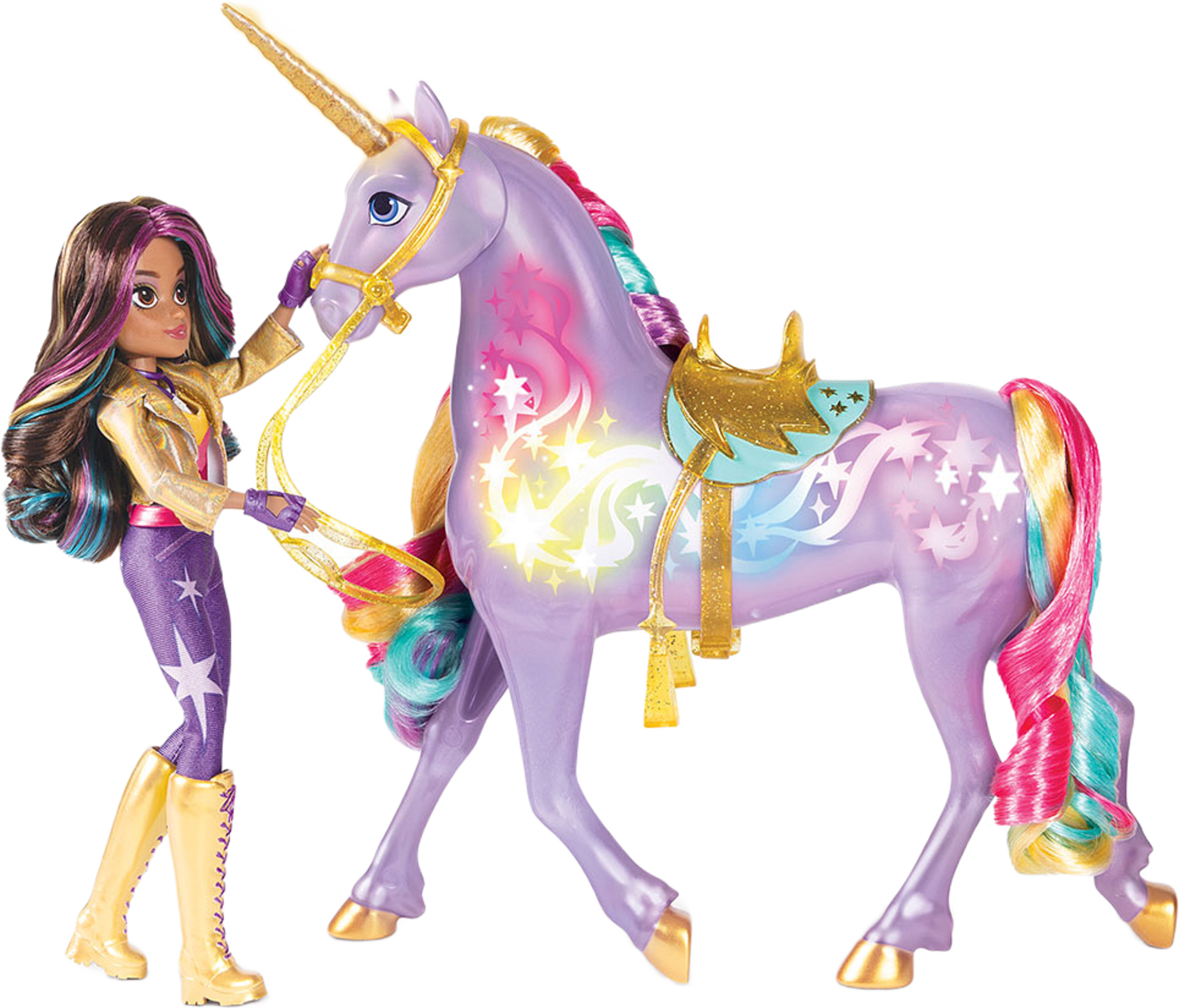 Rainbow Light Up Wildstar 28 cm