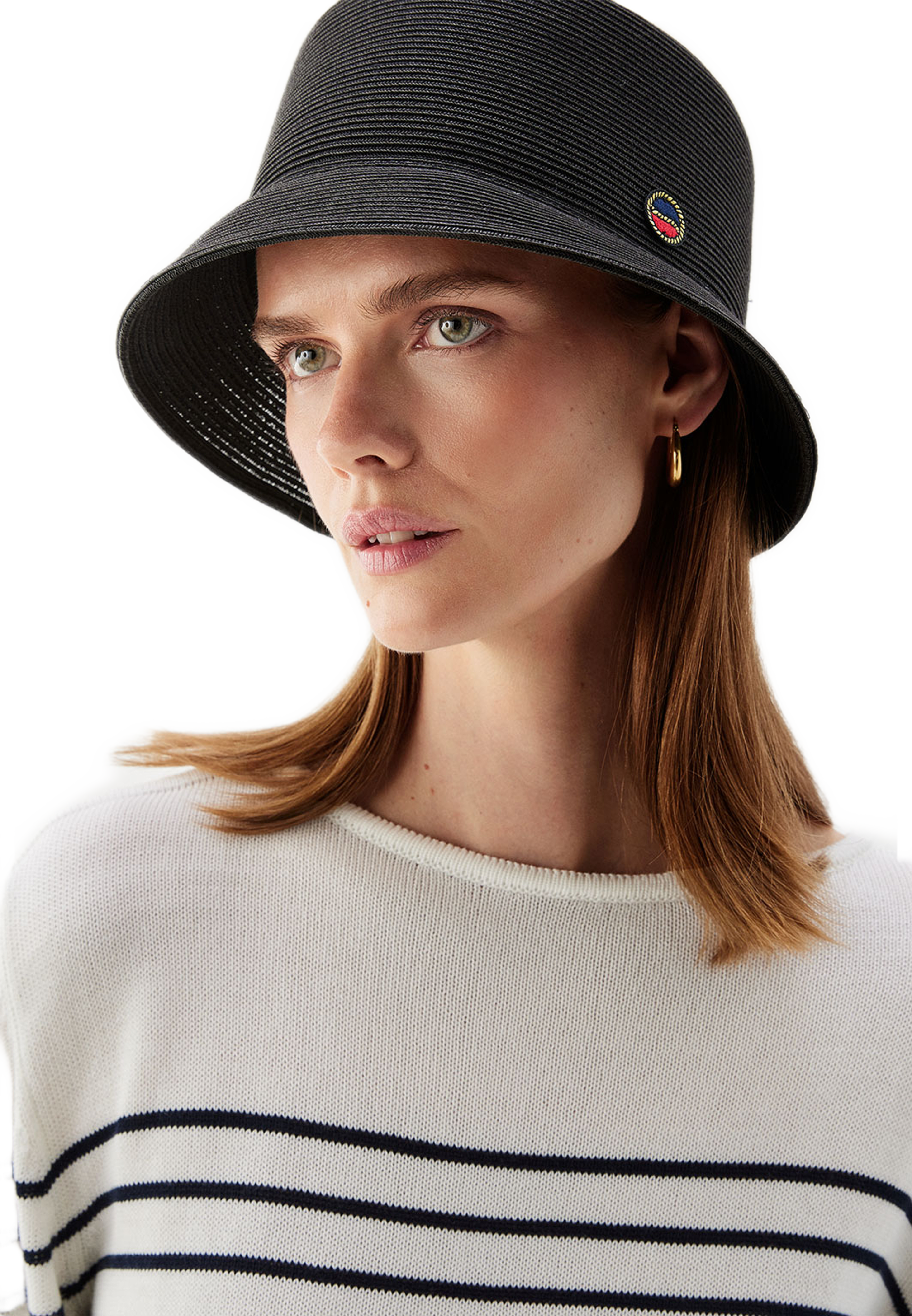 Tina Paper Straw Bucket Hat