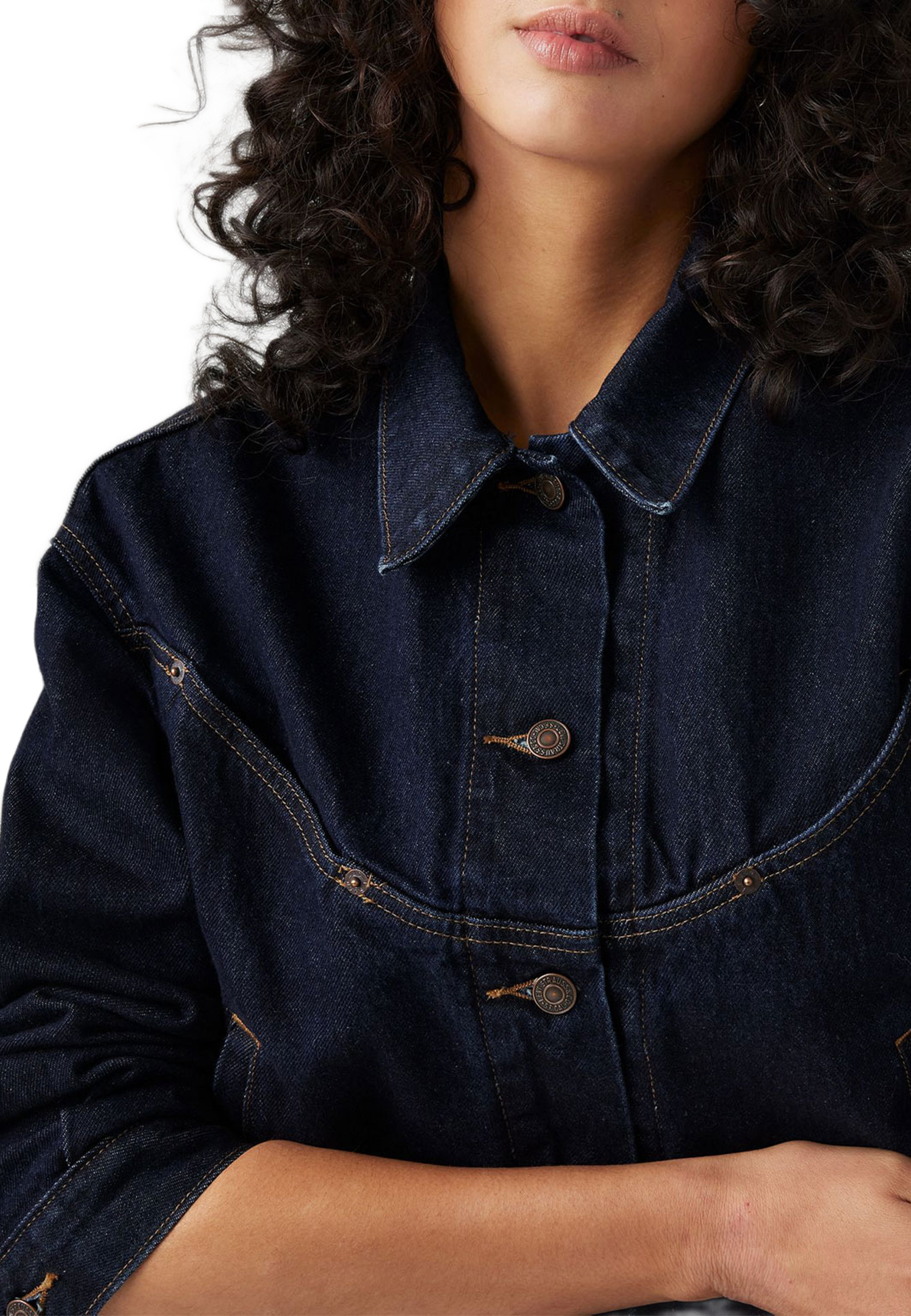 Shrunken '90s Western Trucker Jacket