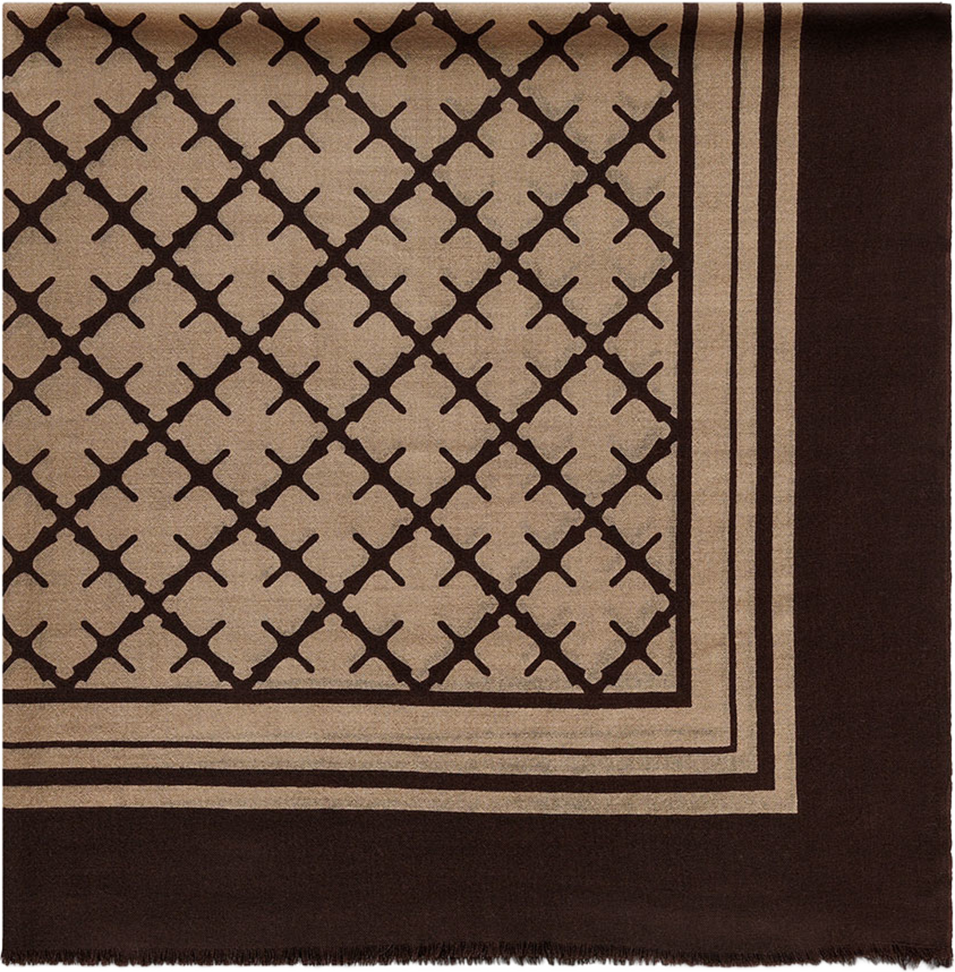 Cornelis ullscarf, från By Malene Birger, i färgen Dark Mahogany. Klicka för att öppna bilden i stort format