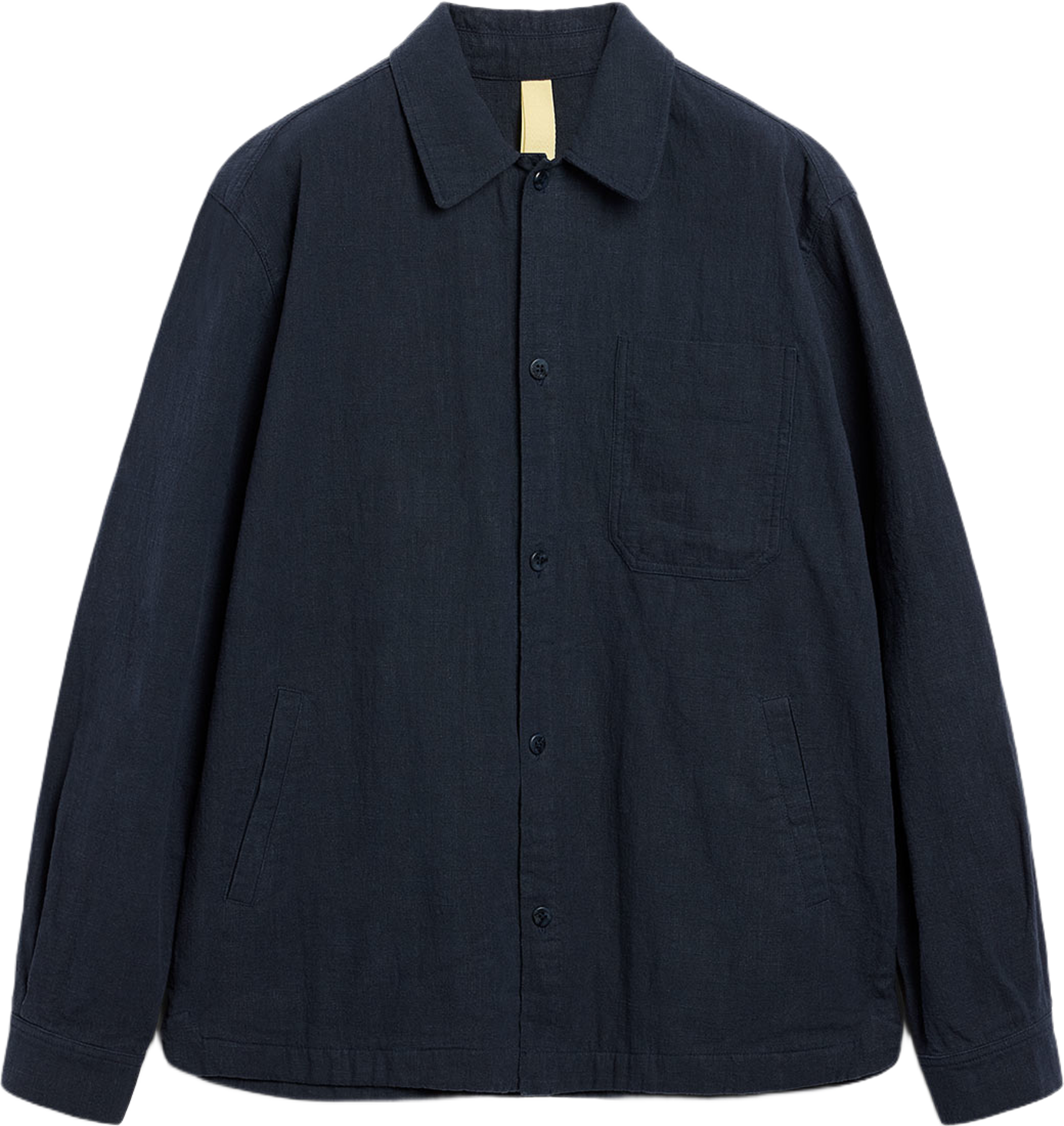 Frank Linen, från Brixtol Textiles, i färgen Dark Navy. Klicka för att öppna bilden i stort format