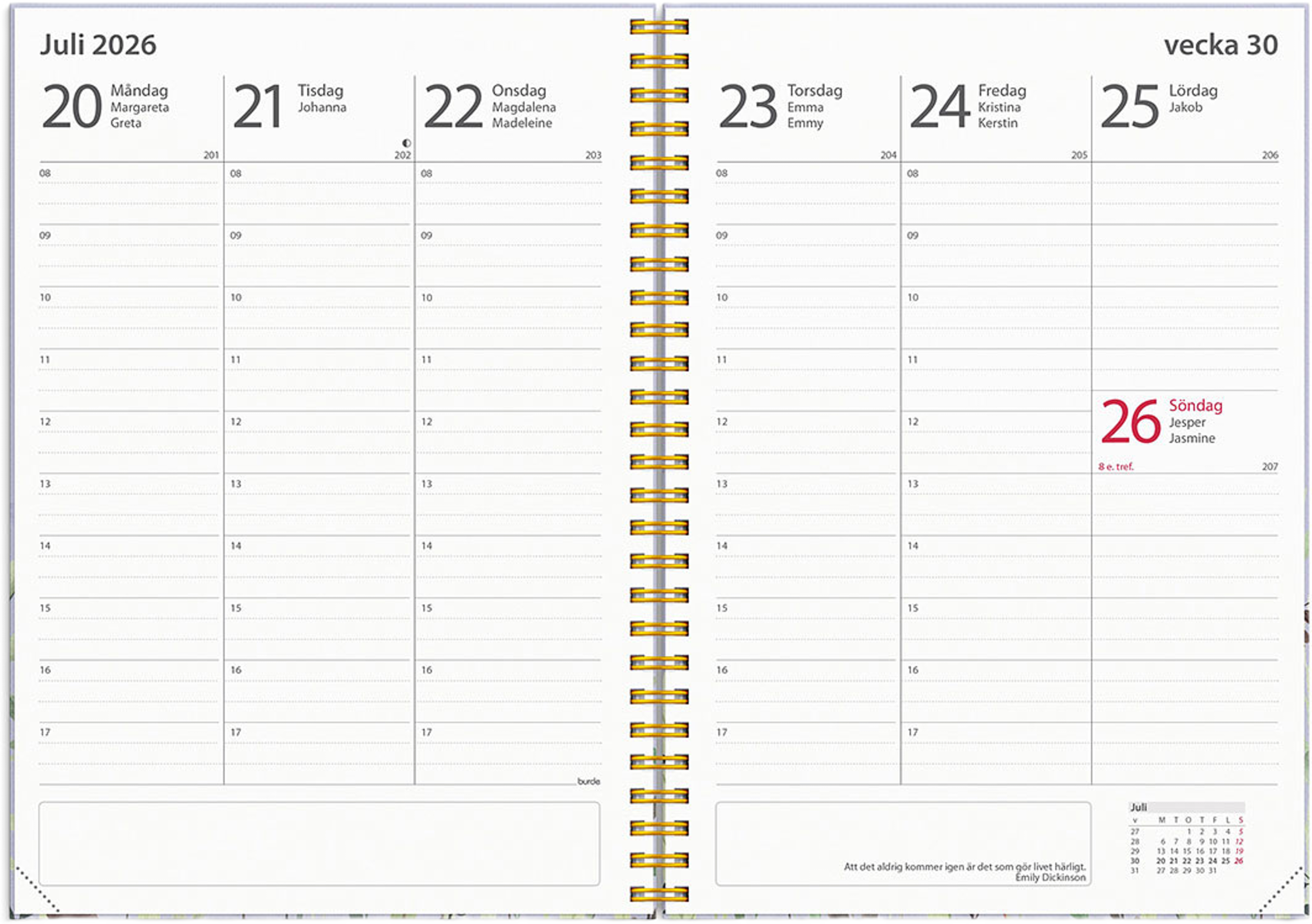 Kalender 25/26 Study A5 Story Äng