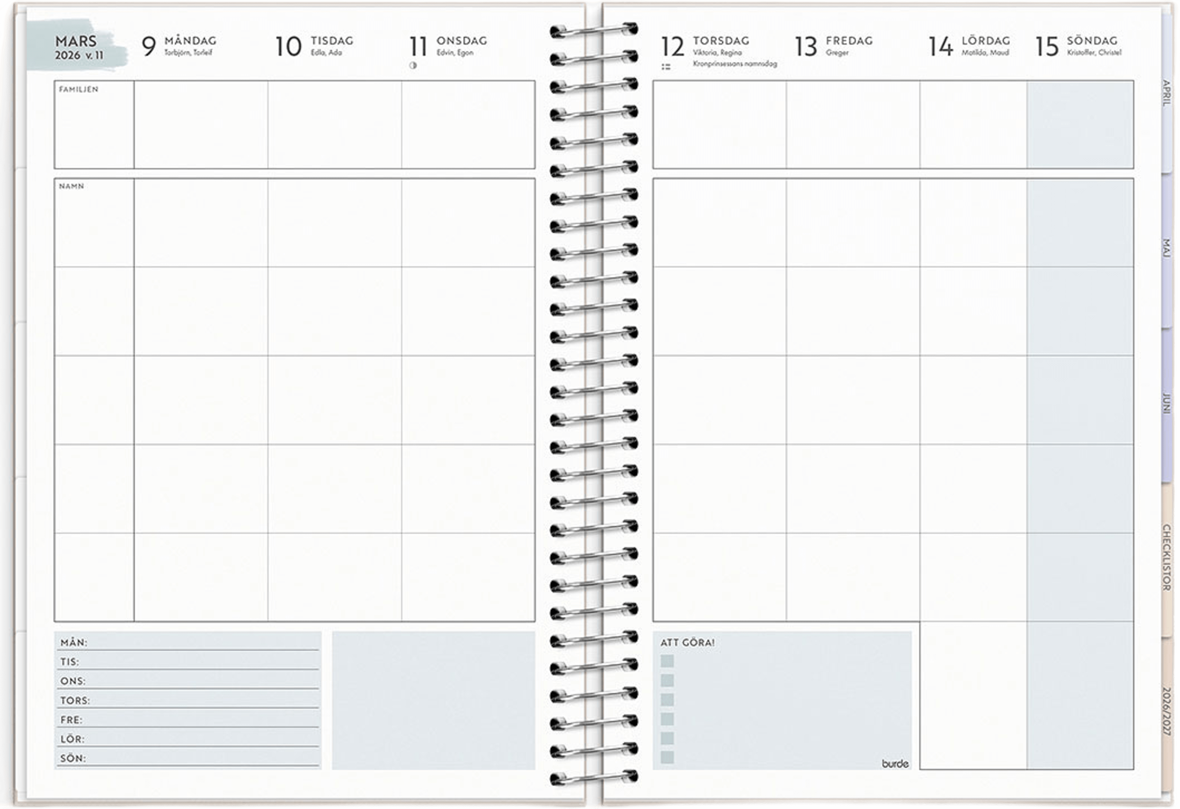 Kalender 25/26 Life Organizer Family A5