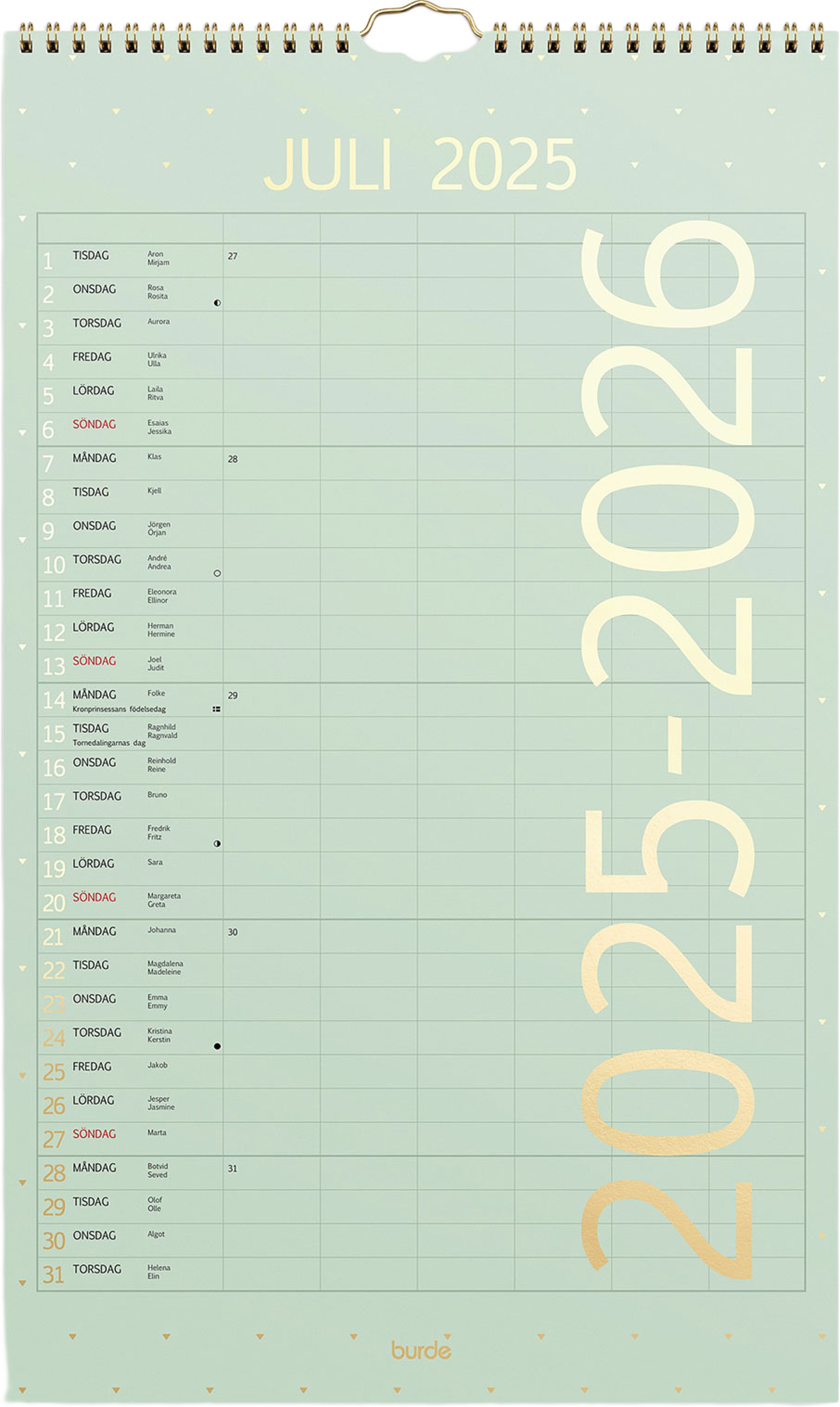 Familjekalender 25/26 Color