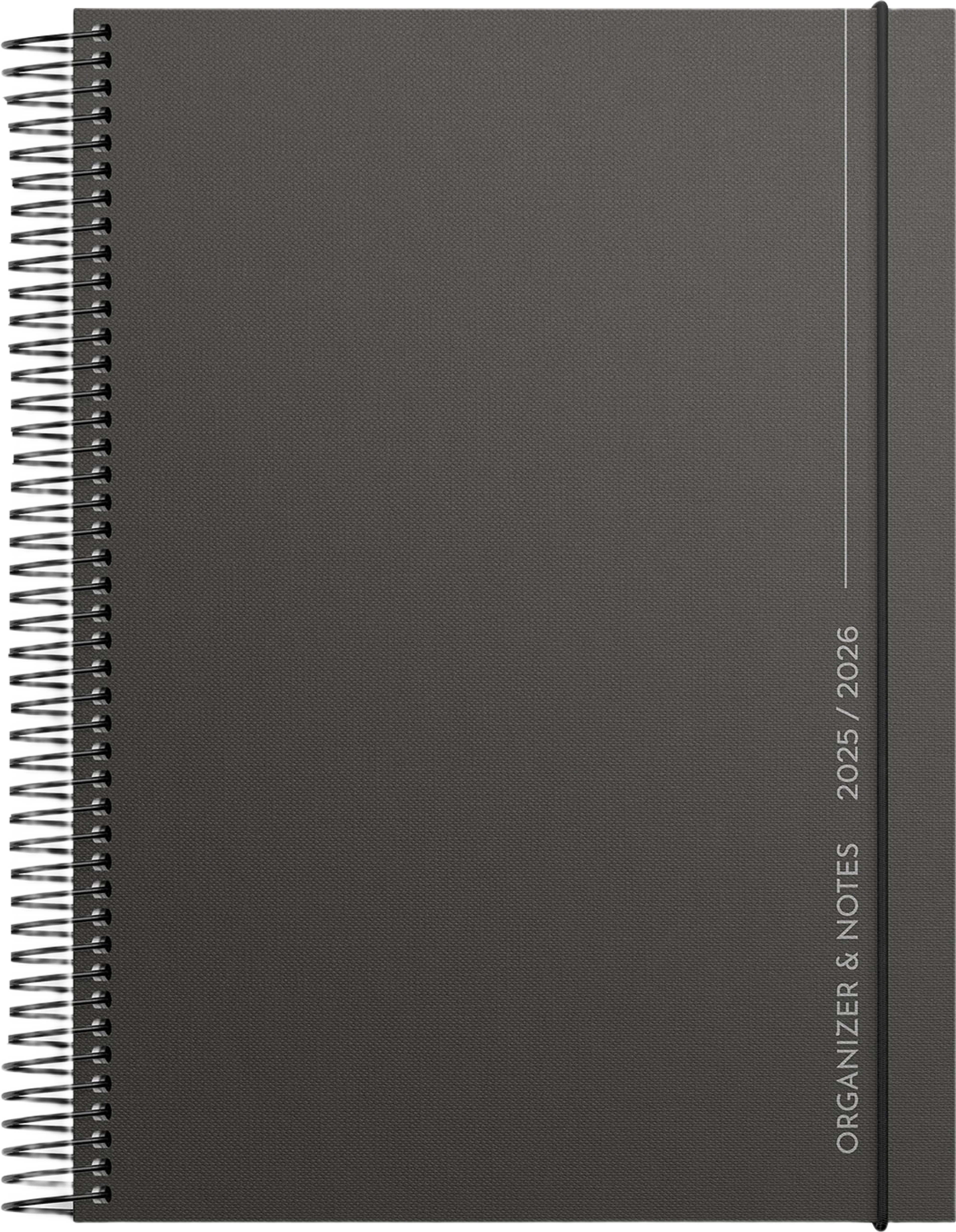 Kalender 25/26 Organizer & Notes Svart