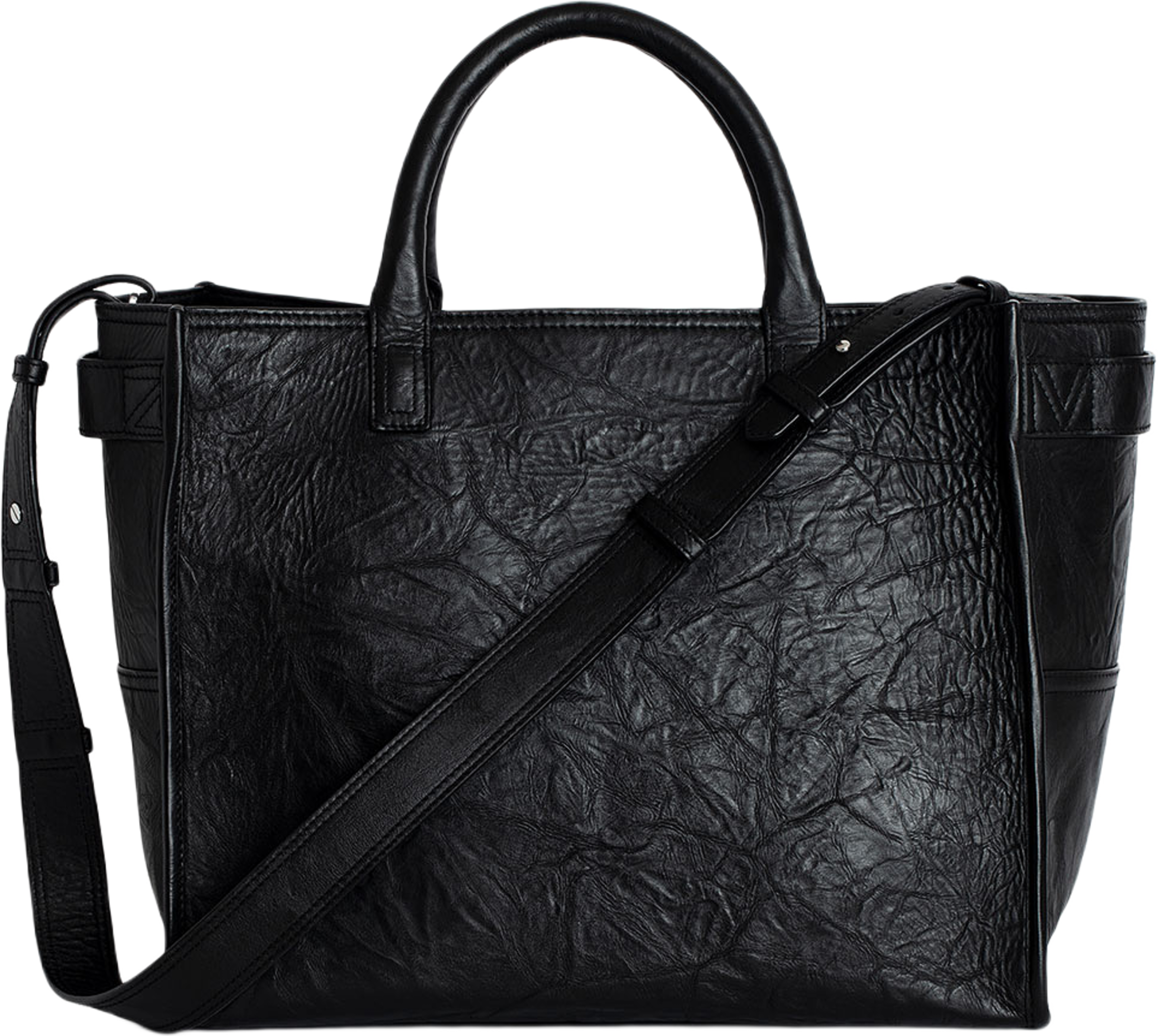 Angel Tote Wings Cow Burnish