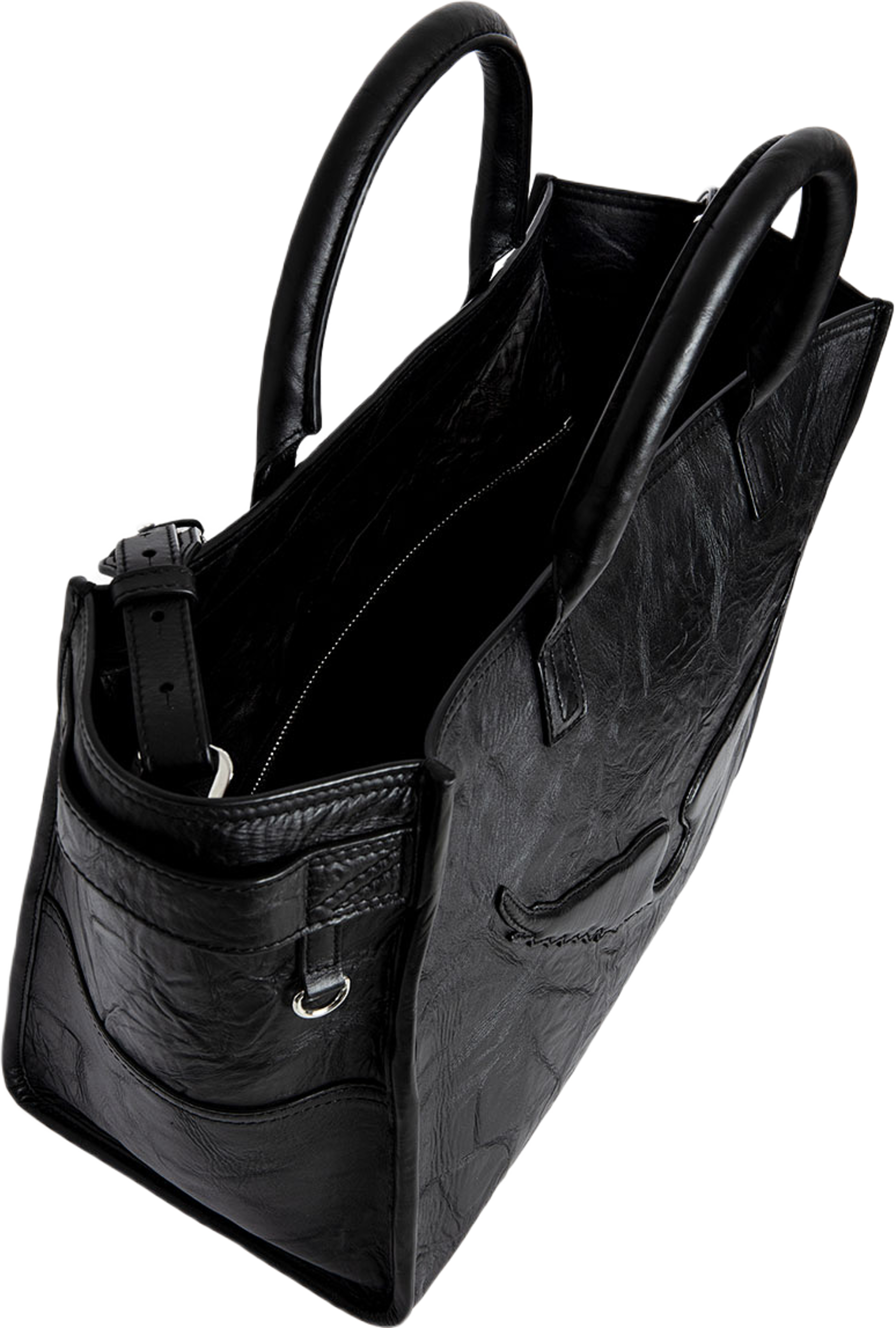 Angel Tote Wings Cow Burnish