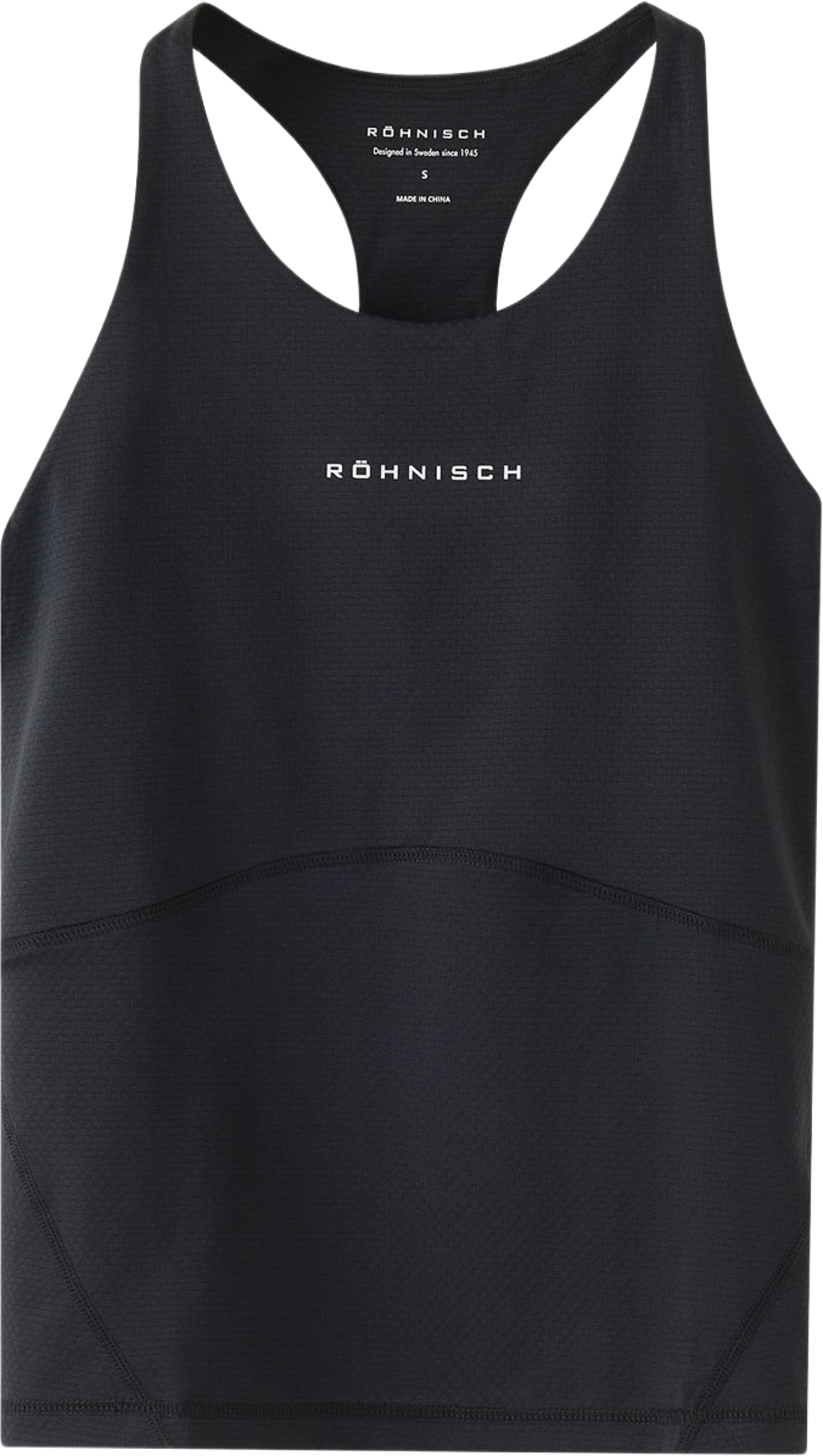 Jacquard Tank, från Röhnisch, i färgen Black. Klicka för att öppna bilden i stort format