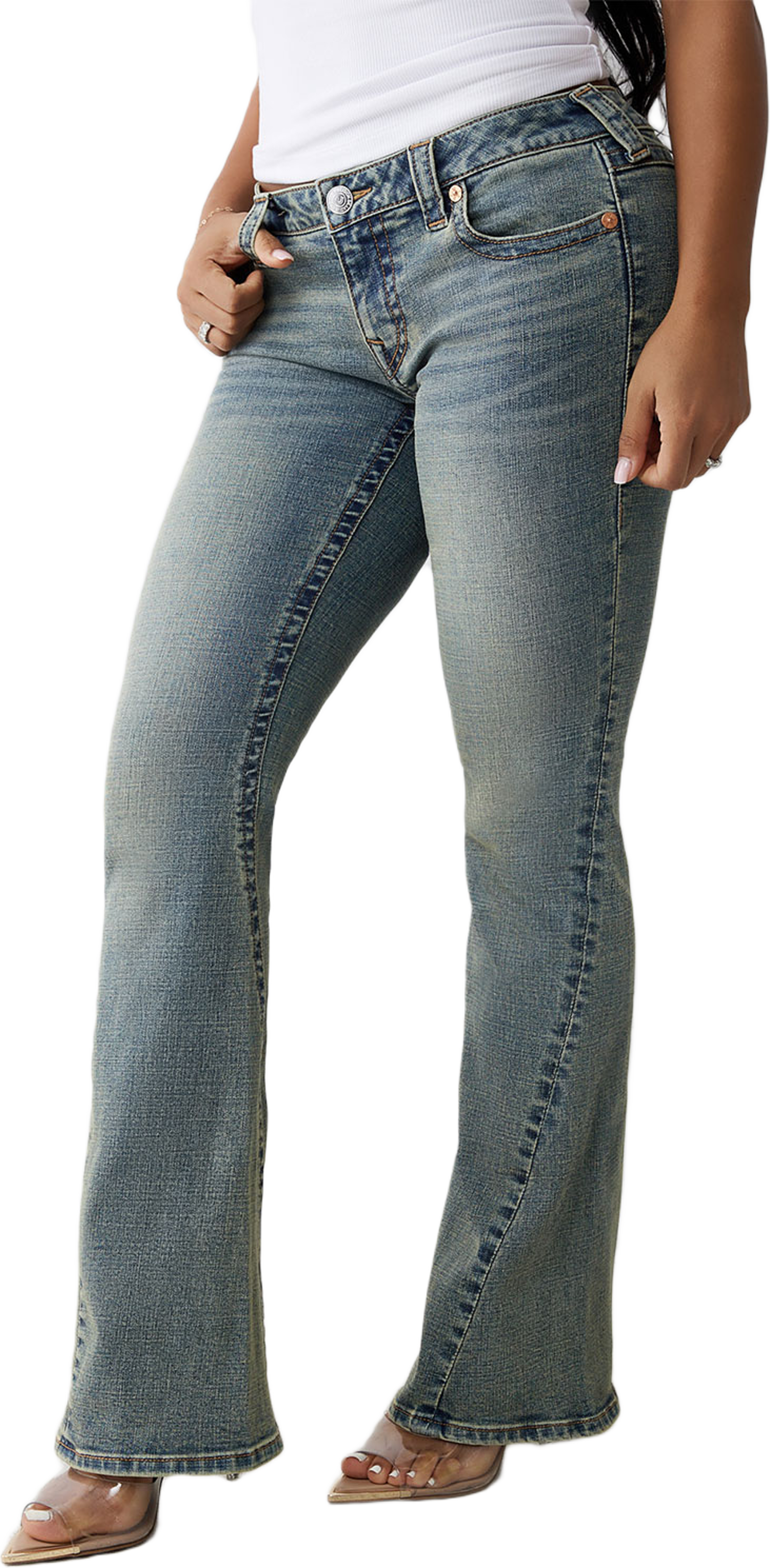 Joey Low Rise Flare Flap