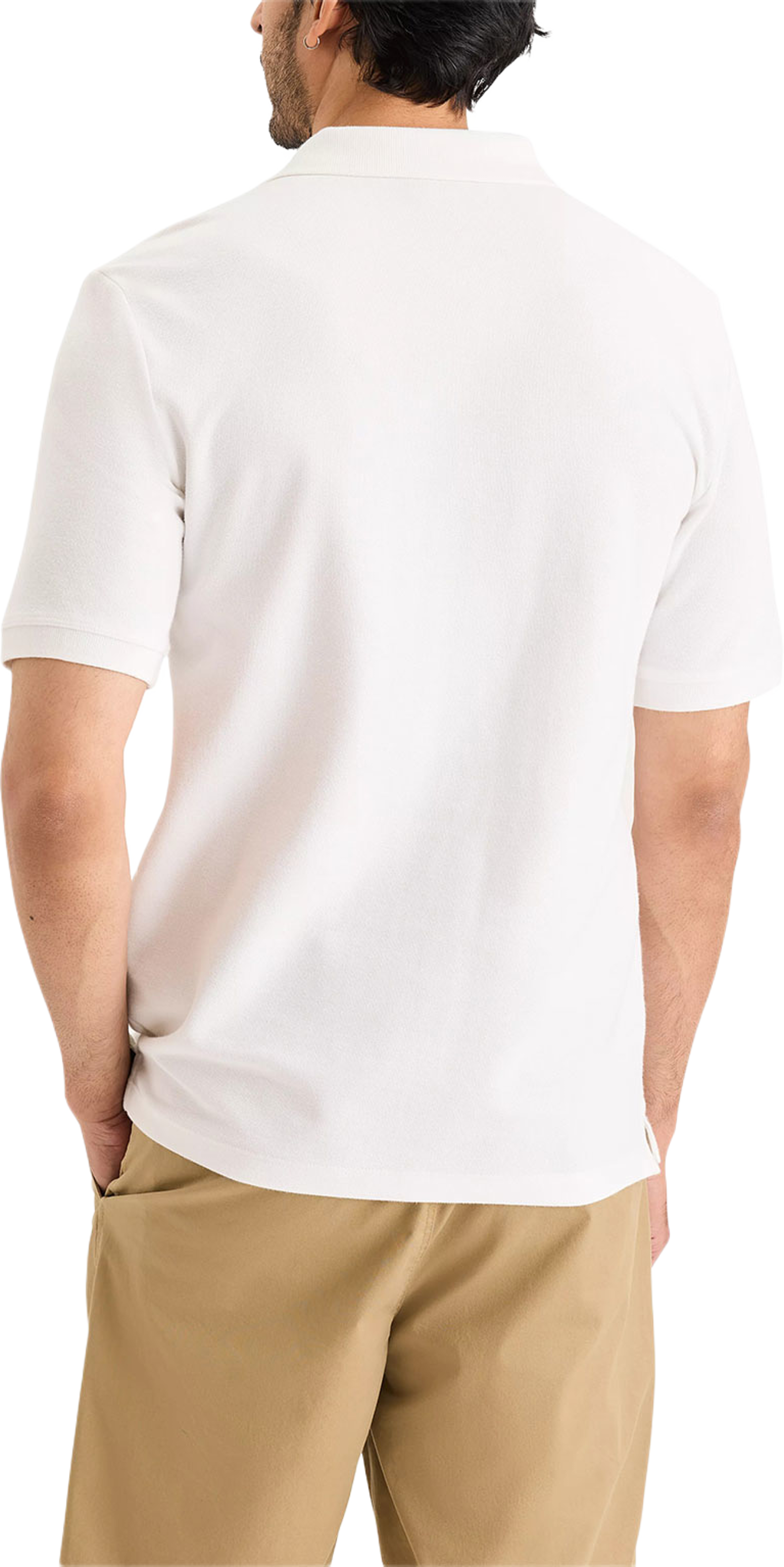 T2 Polo Coolmax, från Dockers, i färgen Lucent White. Klicka för att öppna bilden i stort format