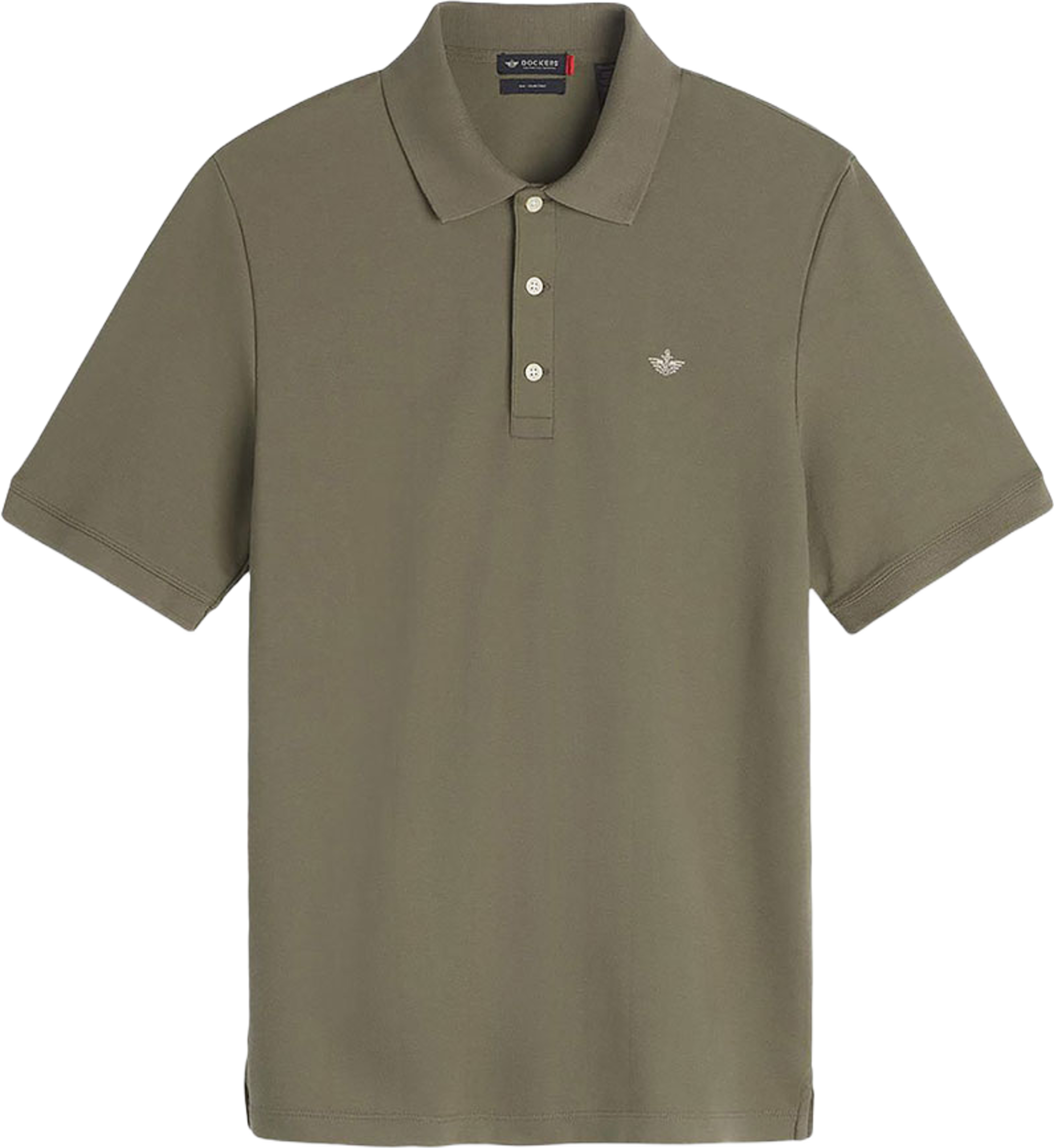 T2 Polo Coolmax, från Dockers, i färgen Camo. Klicka för att öppna bilden i stort format