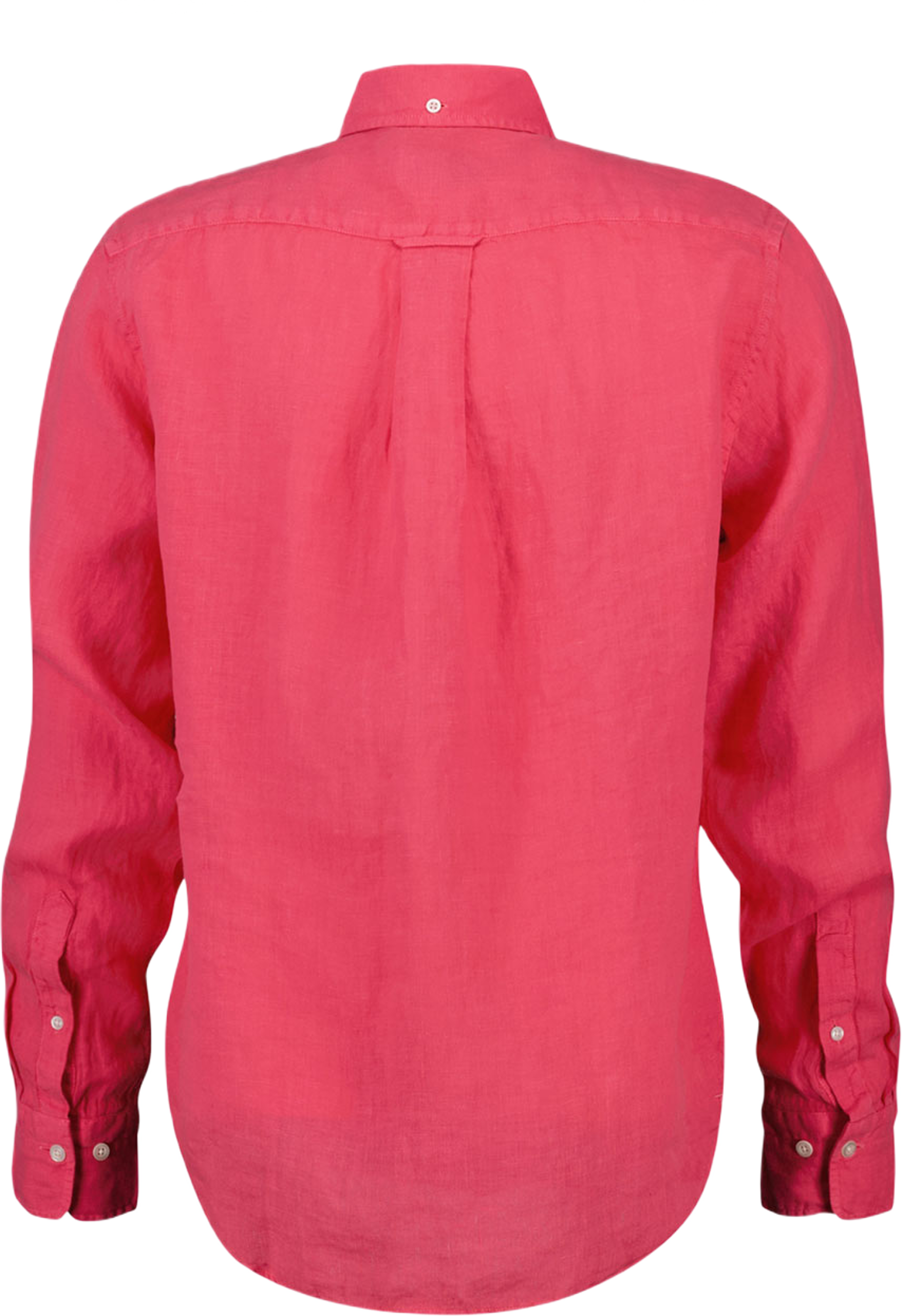 Regular Fit Garment-Dyed Linen Shirt
