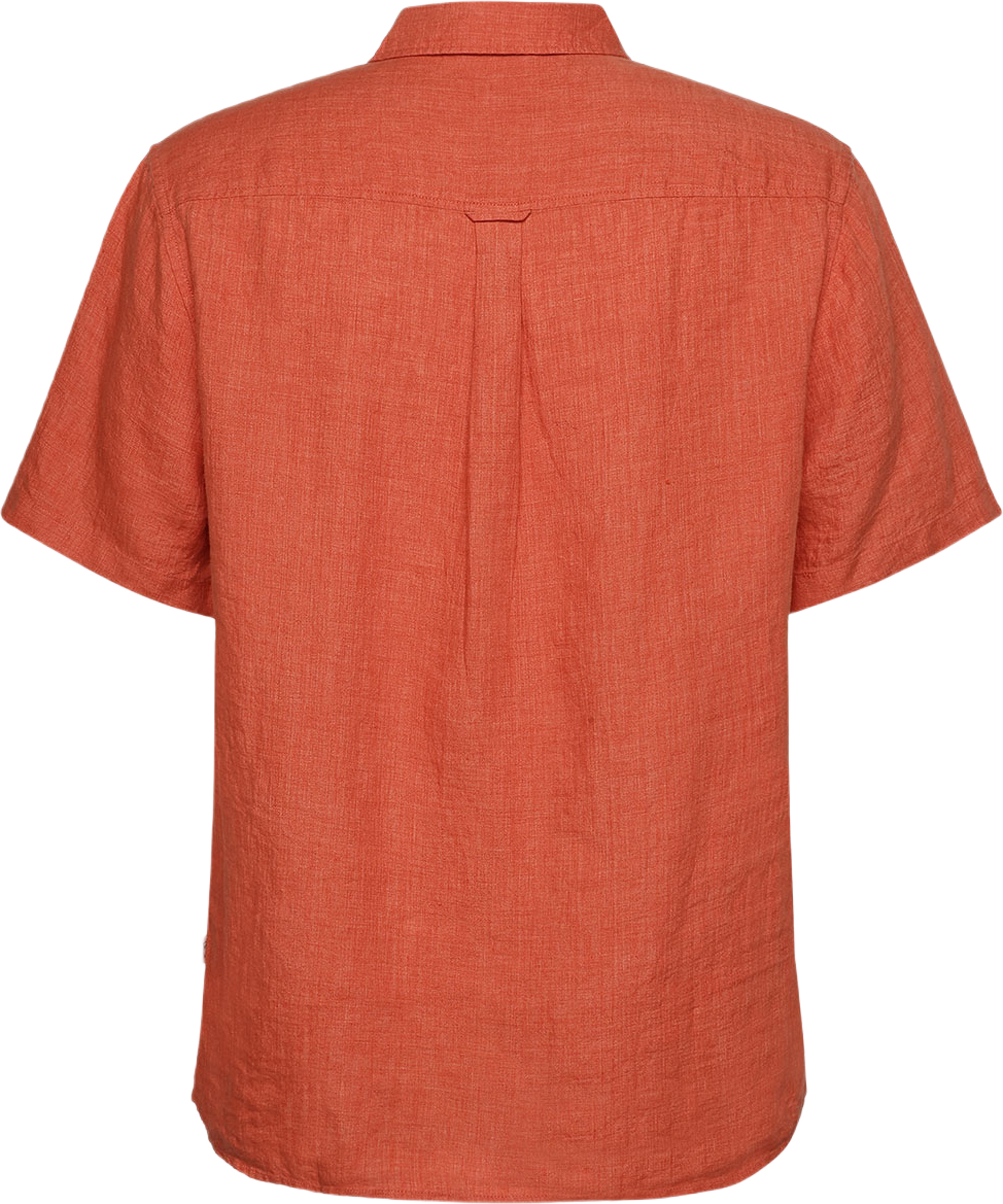 Regular linen short sleeve shirt