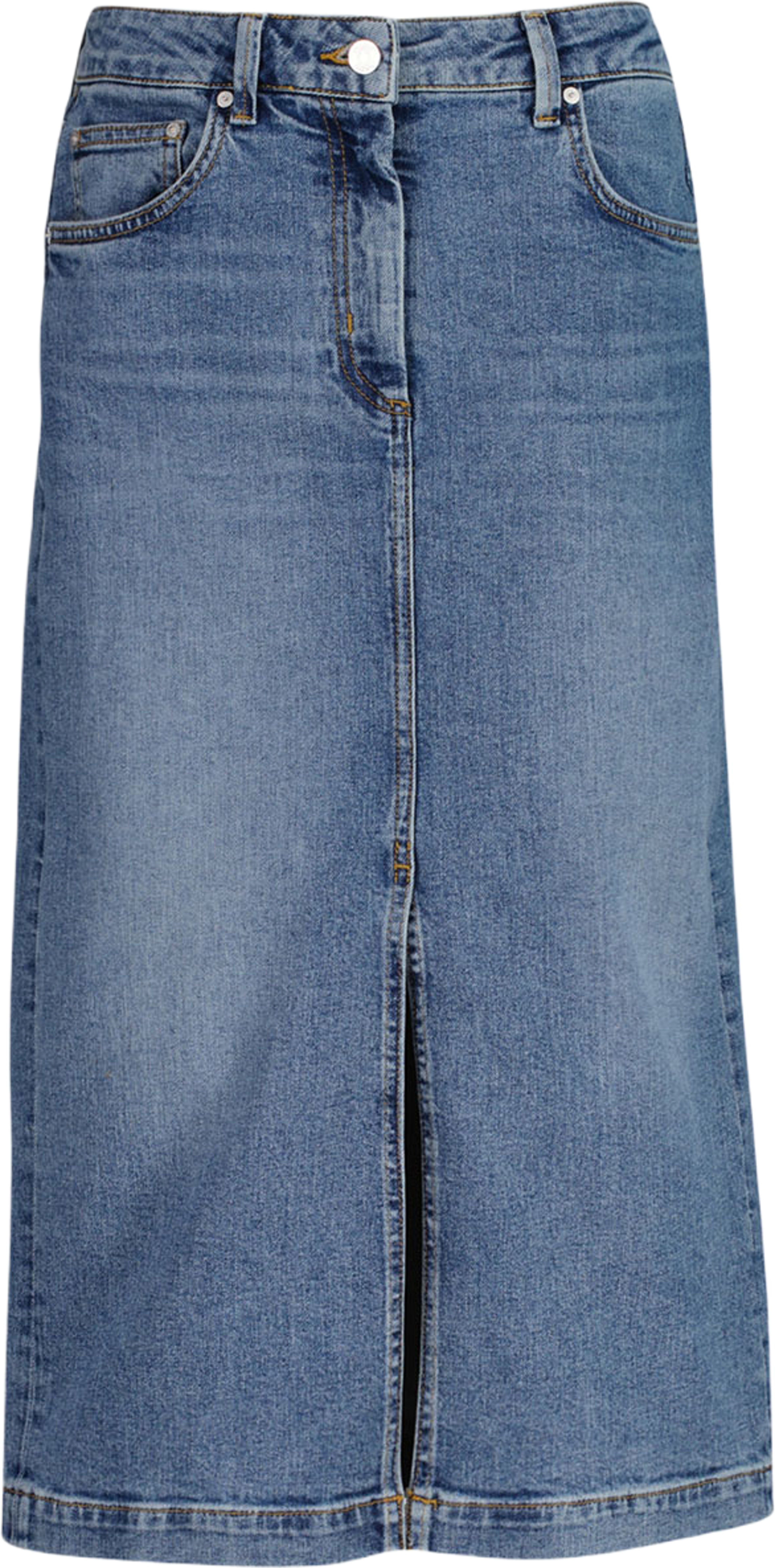 Denim Midi Skirt