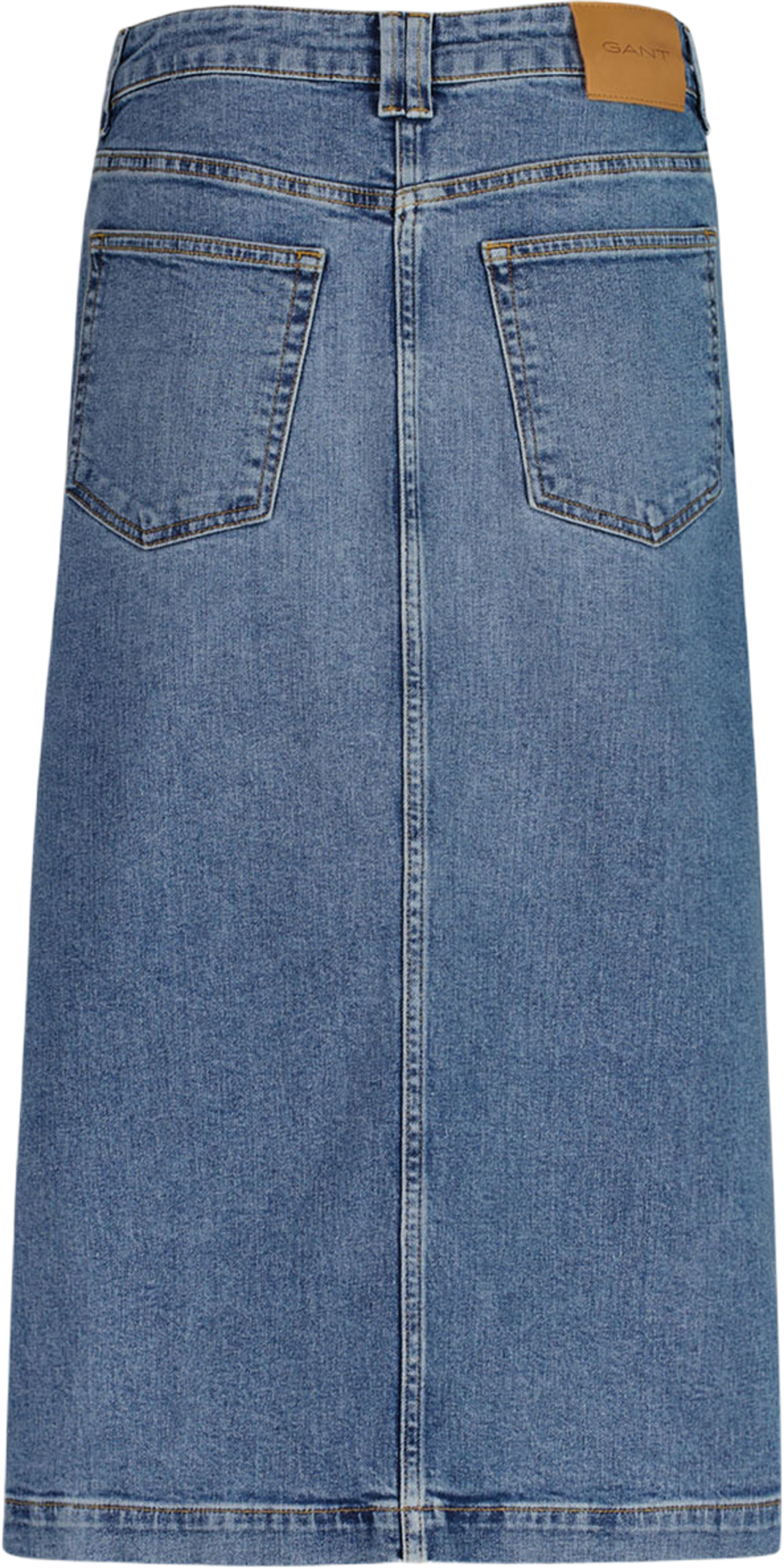 Denim Midi Skirt