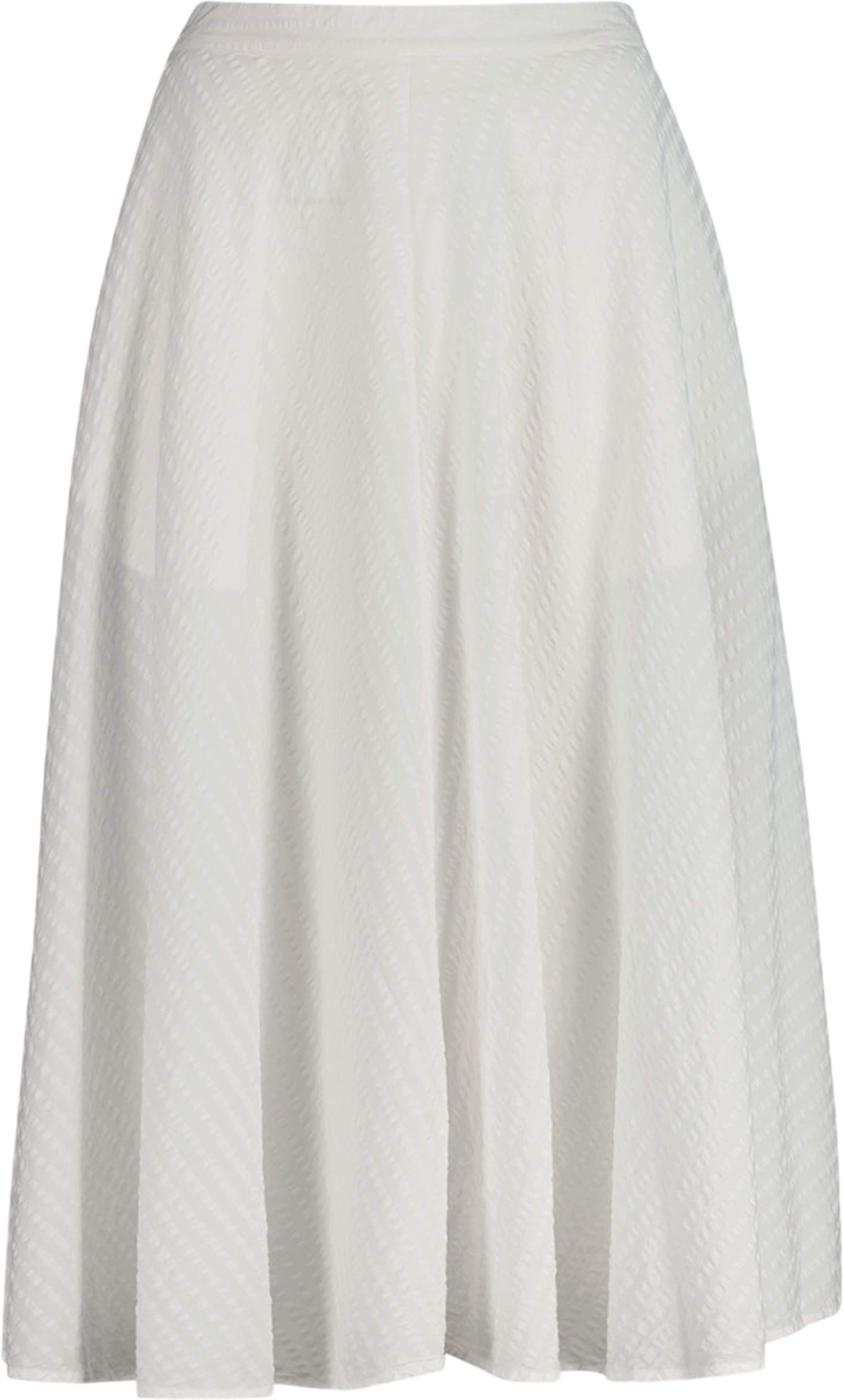Tonal Striped Seersucker Skirt