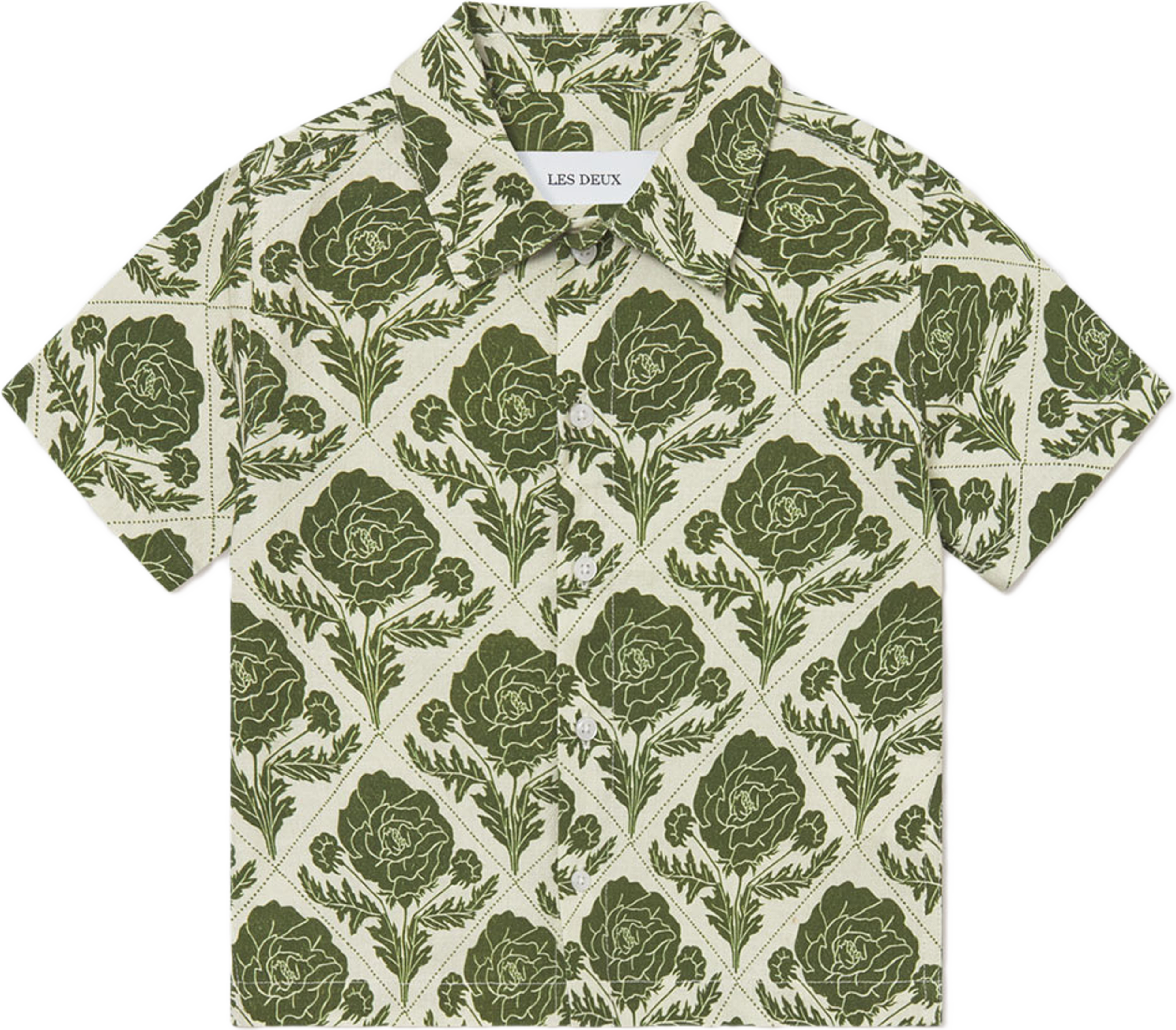 Lesley Flower Tile AOP SS Shirt Kids