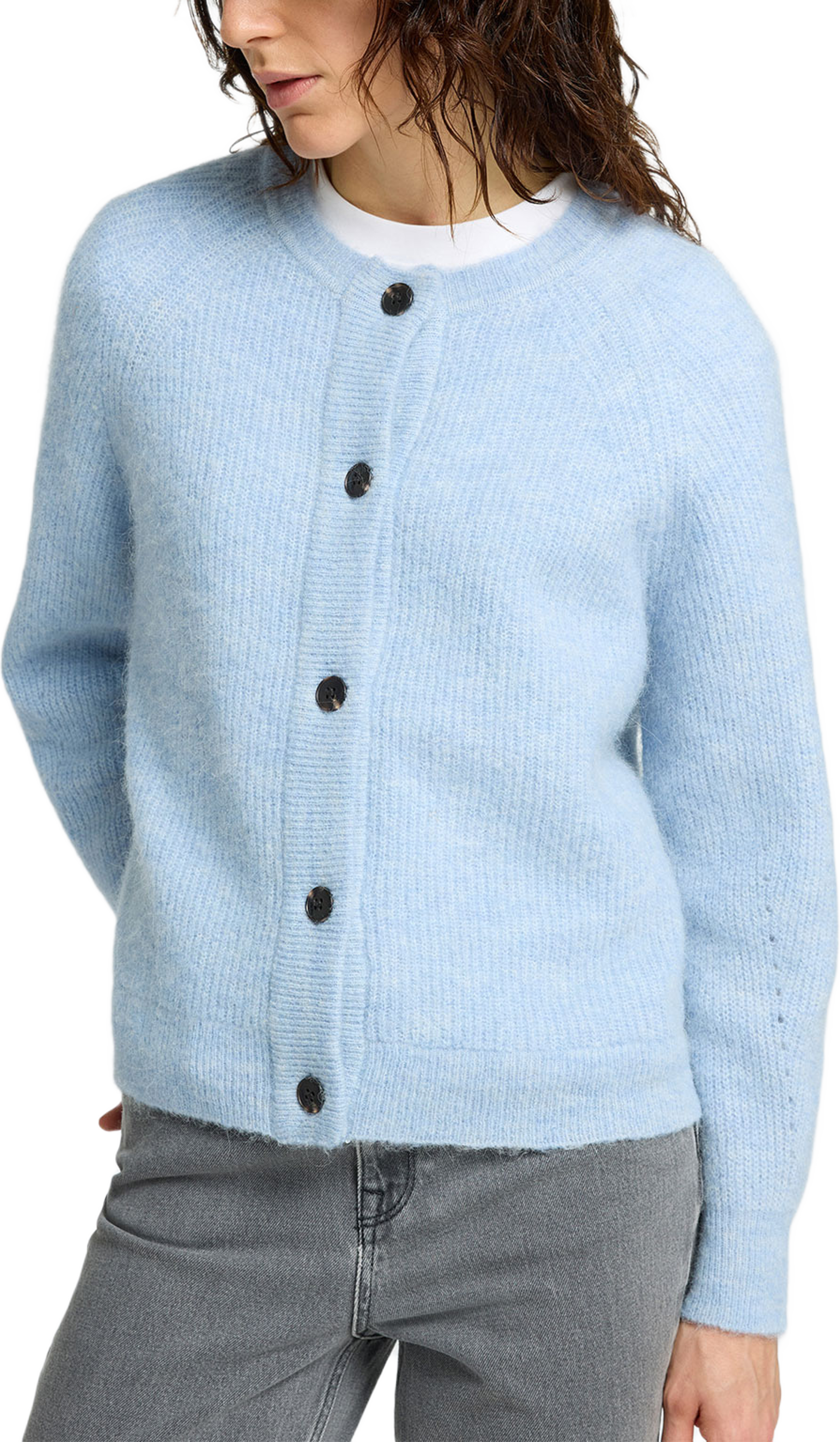 Lulu Ls Knit Short Cardigan