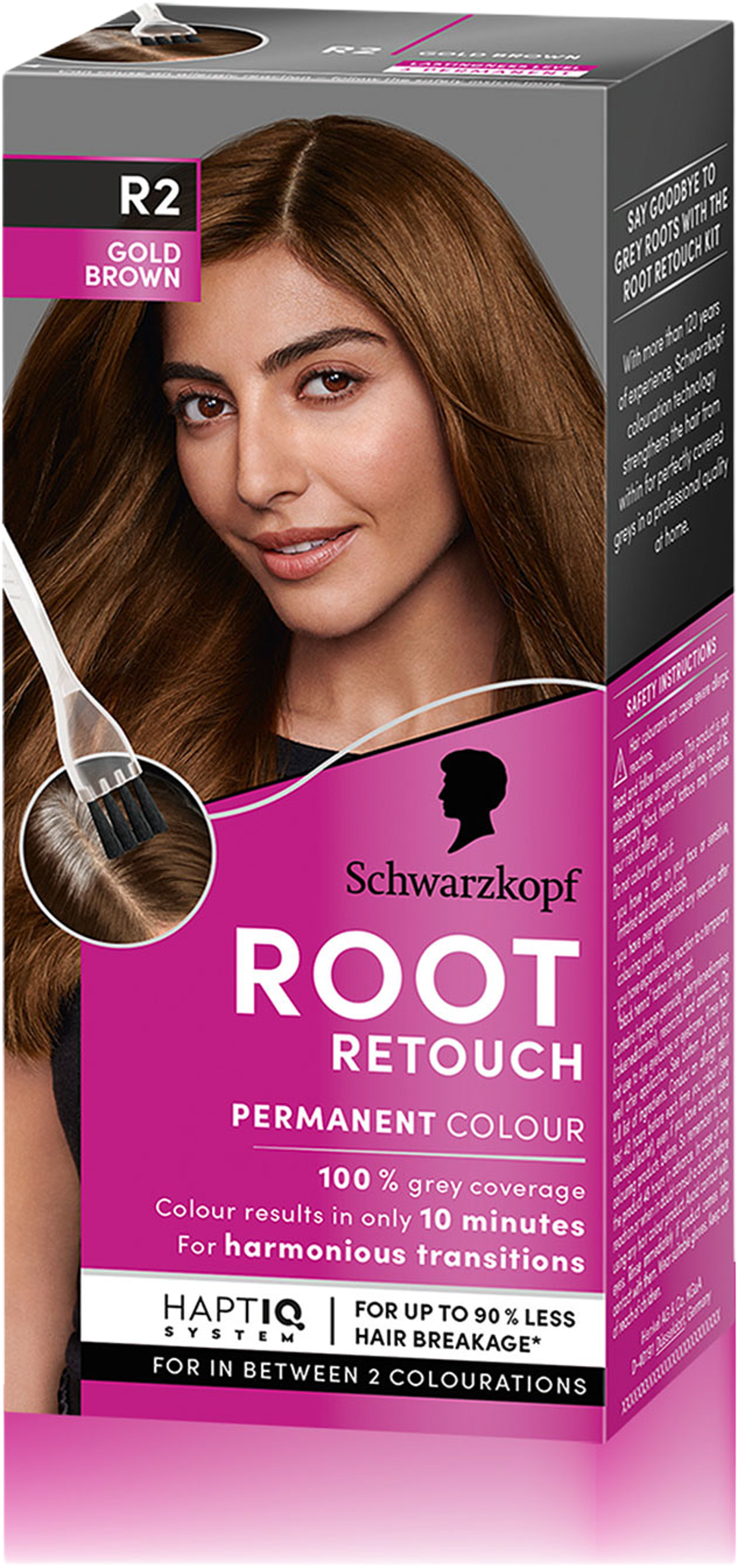 Root Retouch Permanent Colour, från Schwarzkopf, i färgen Gold Brown. Klicka för att öppna bilden i stort format