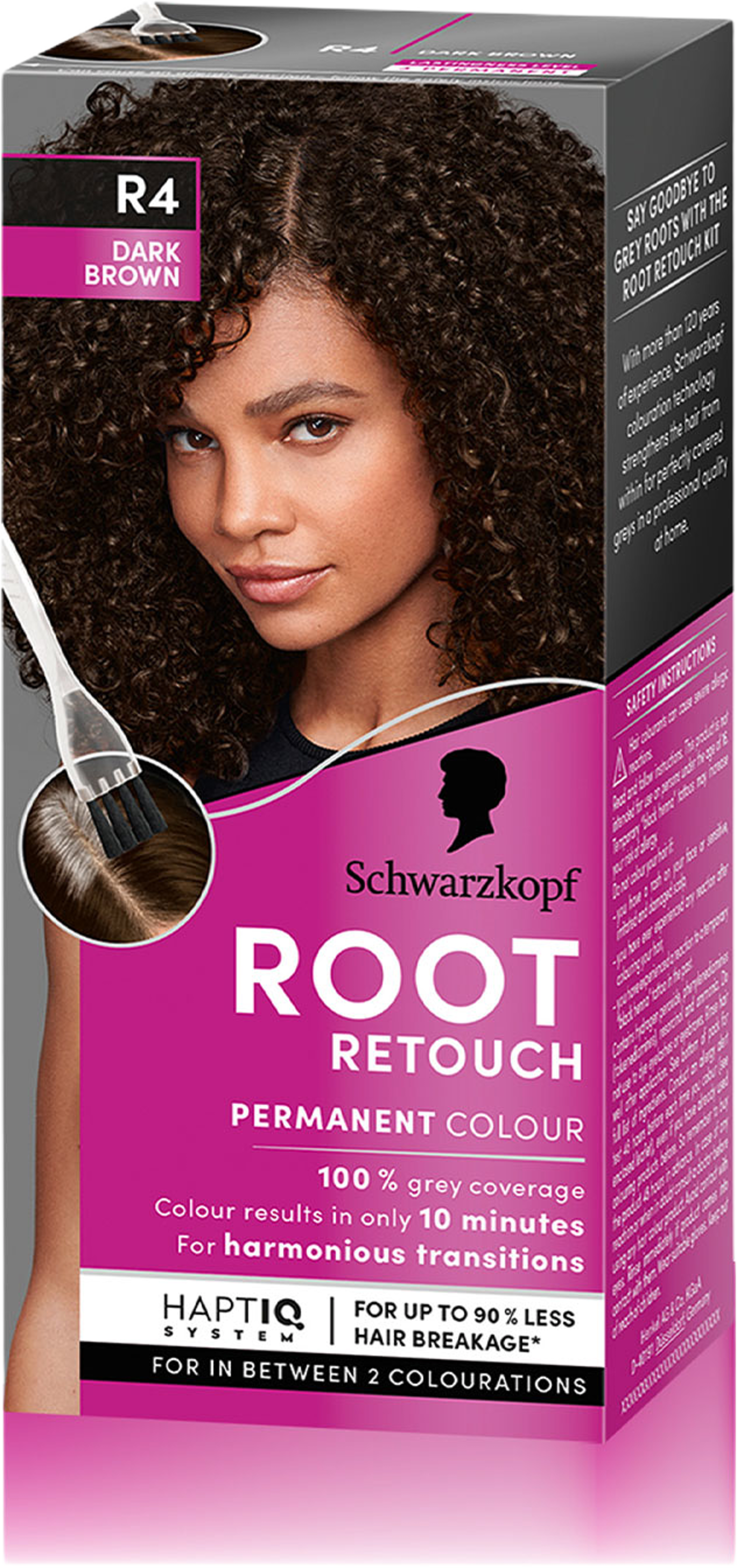 Root Retouch Permanent Colour, från Schwarzkopf, i färgen Dark Brown. Klicka för att öppna bilden i stort format