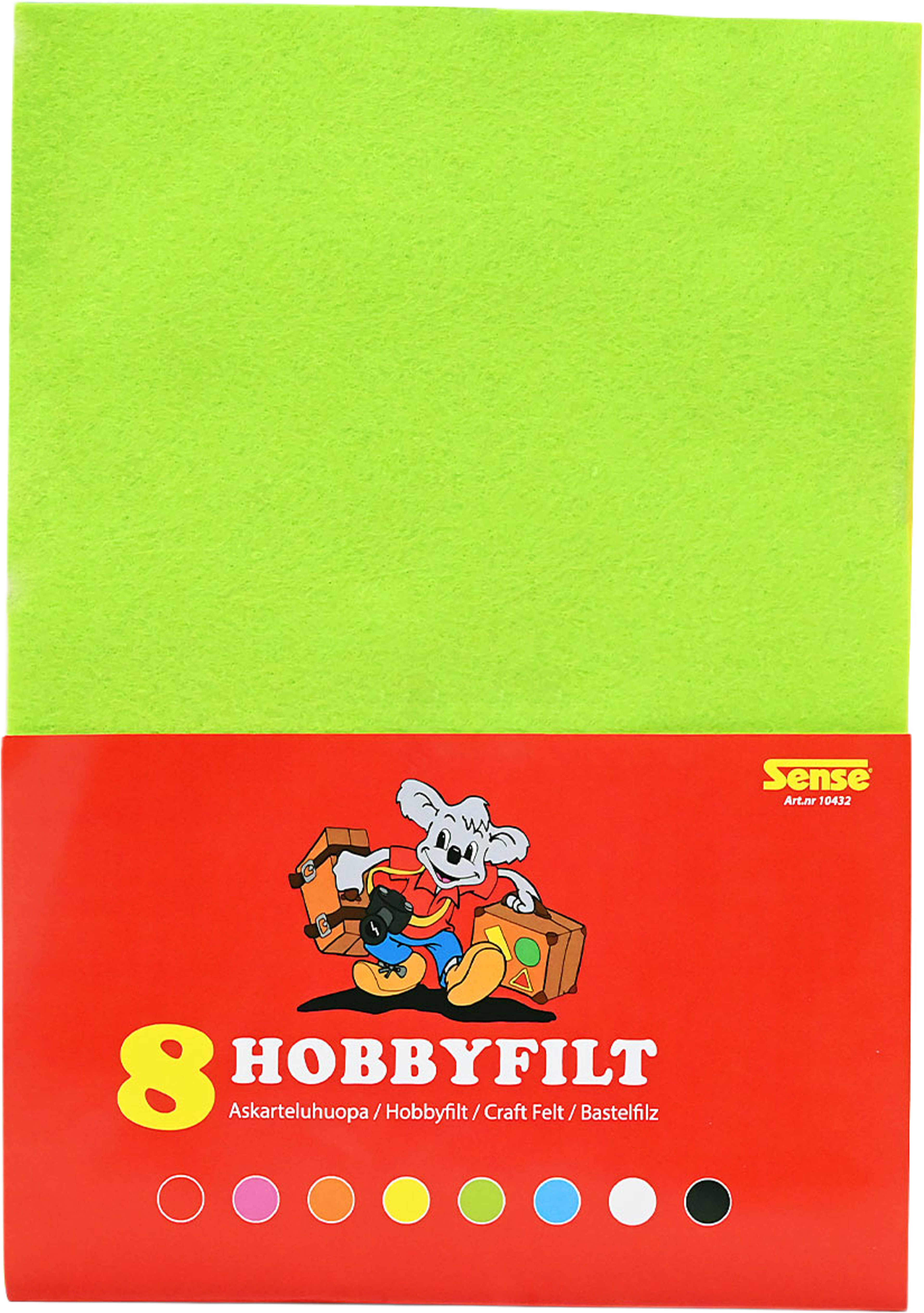 Hobbyfilt A4 8 Färger