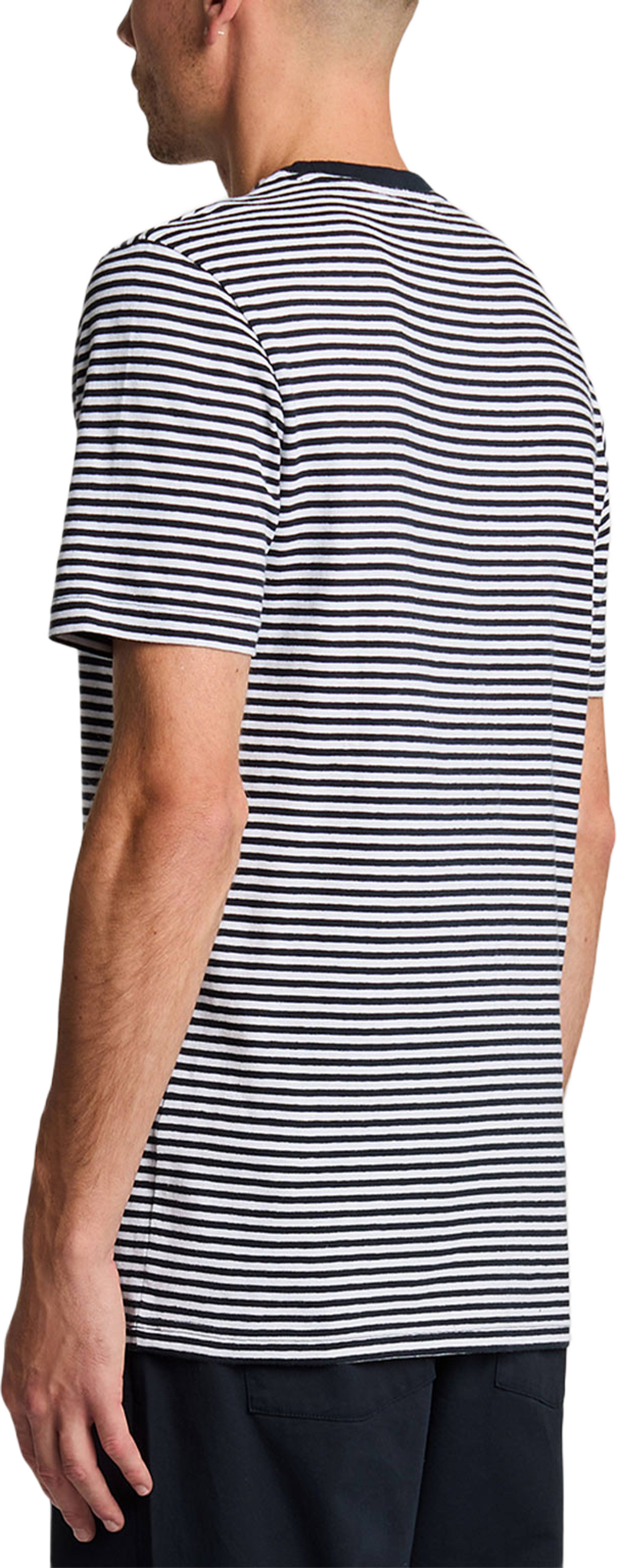 Linen Blend Breton Stripe T-Shirt