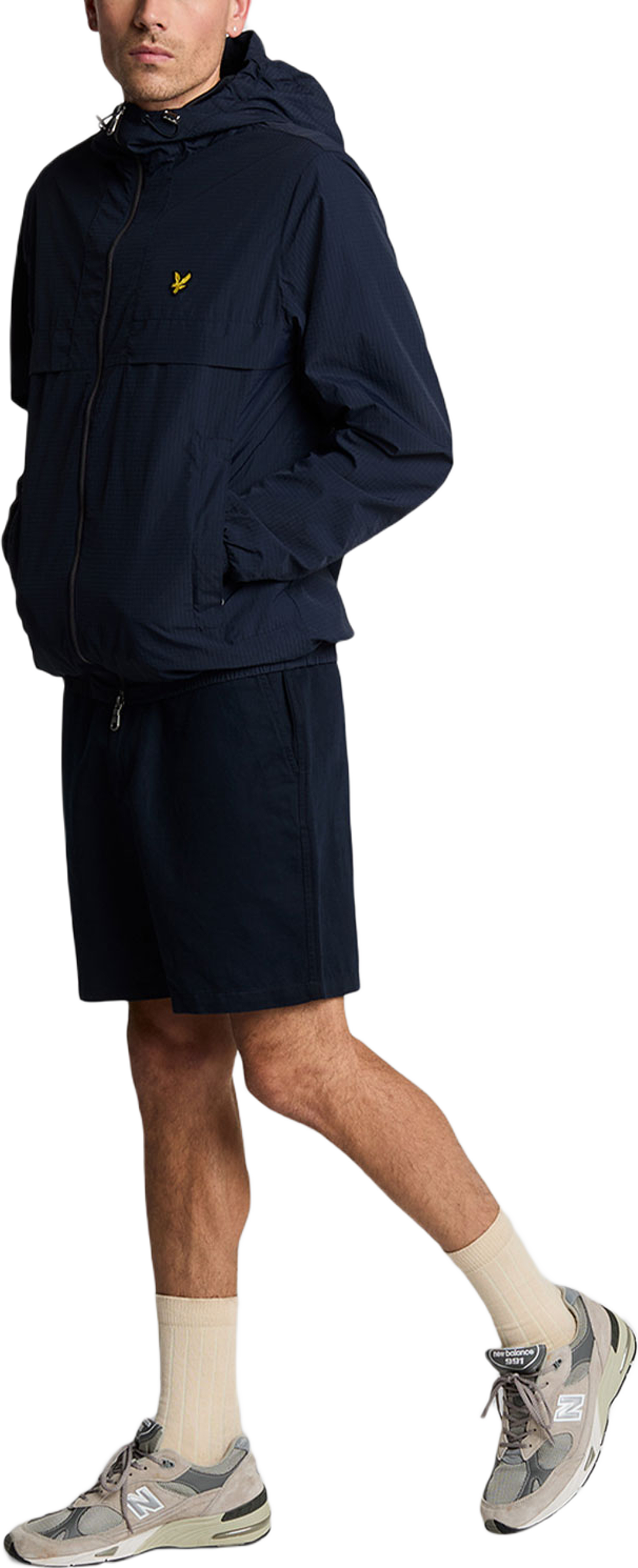 Linnen Blend Drawstring Short
