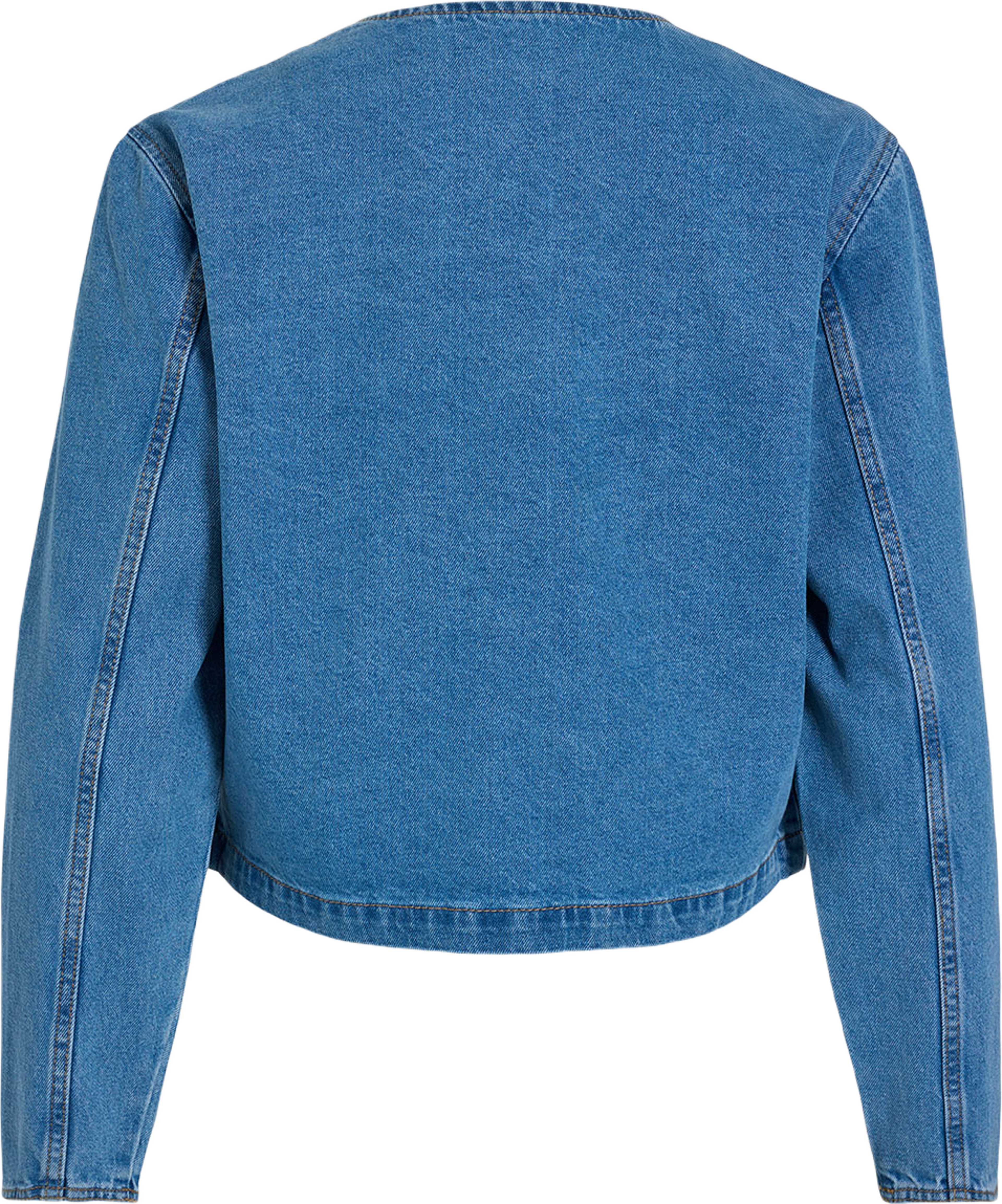 VIREBA L/S O-NECK DENIM JACKET