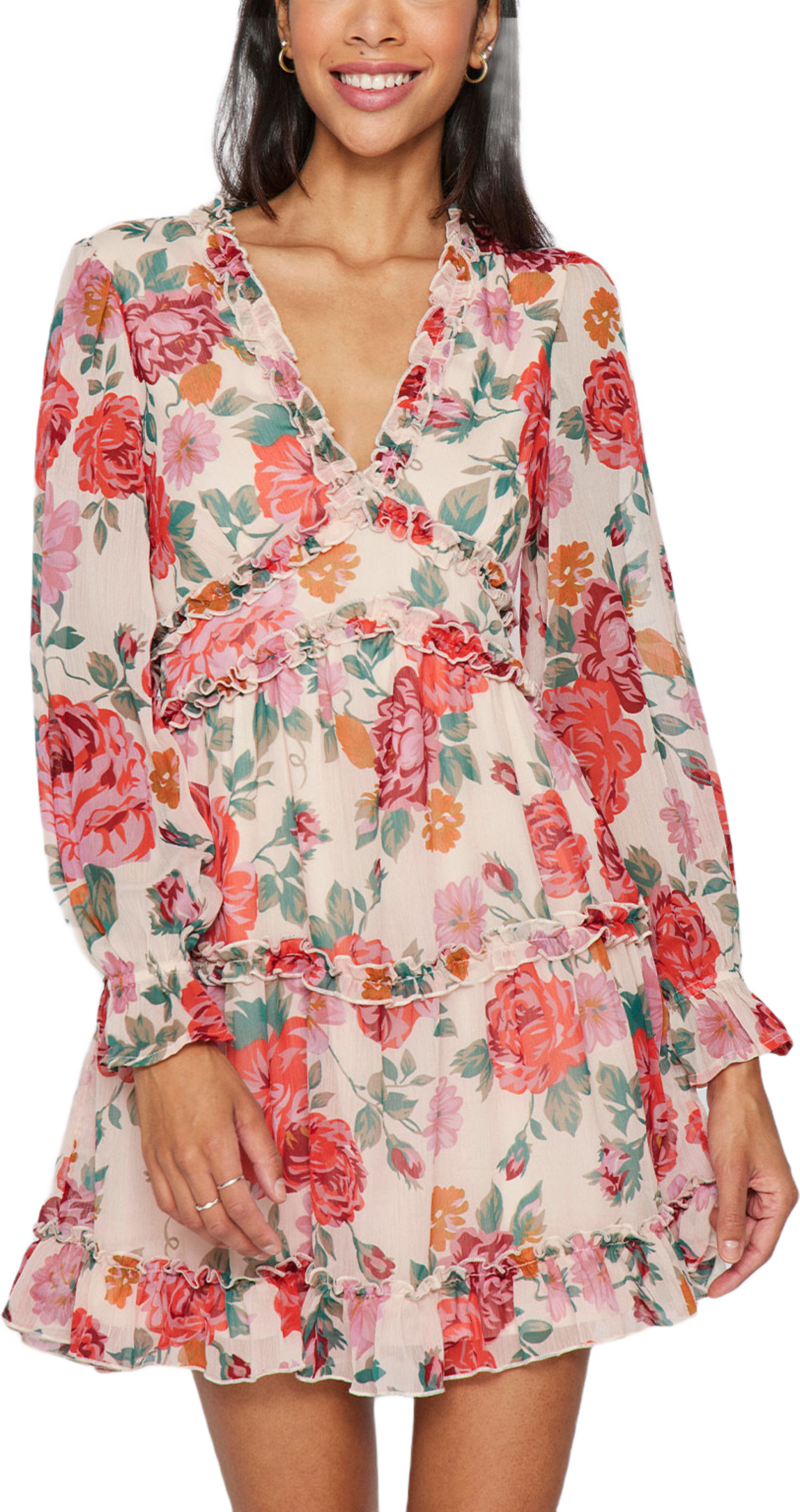 VIEMSA L/S SHORT DRESS/