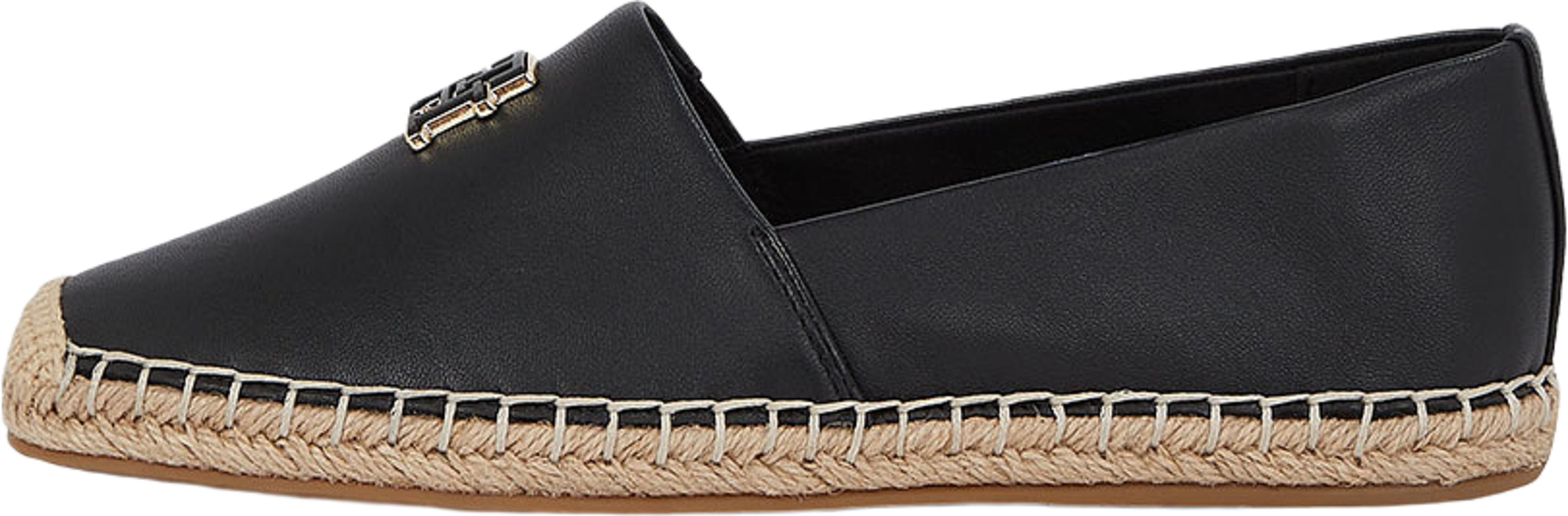 TH LOGO LEATHER ESPADRILLE