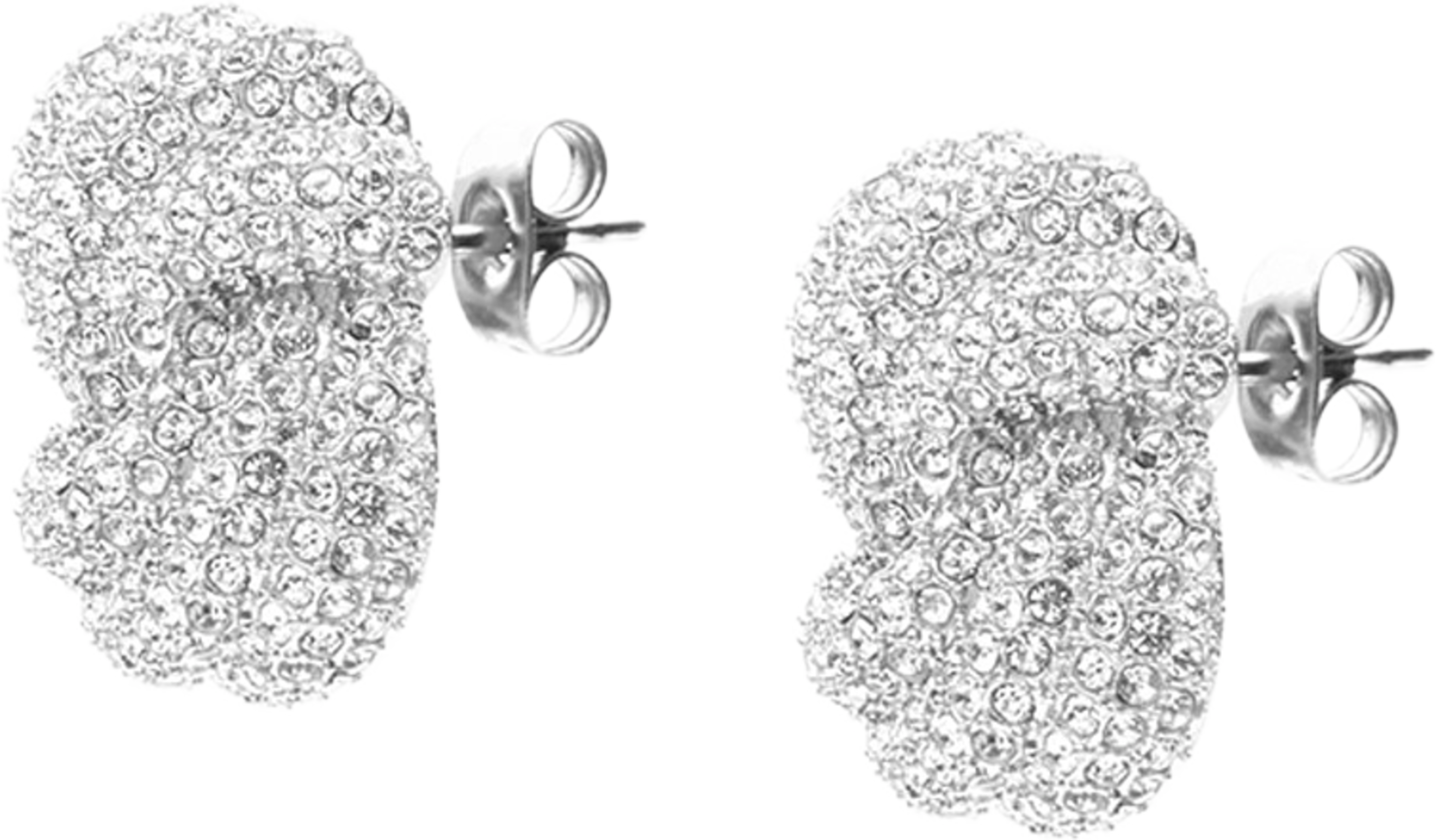 Emilia Silver Earrings, från Mockberg, i färgen Silver. Klicka för att öppna bilden i stort format