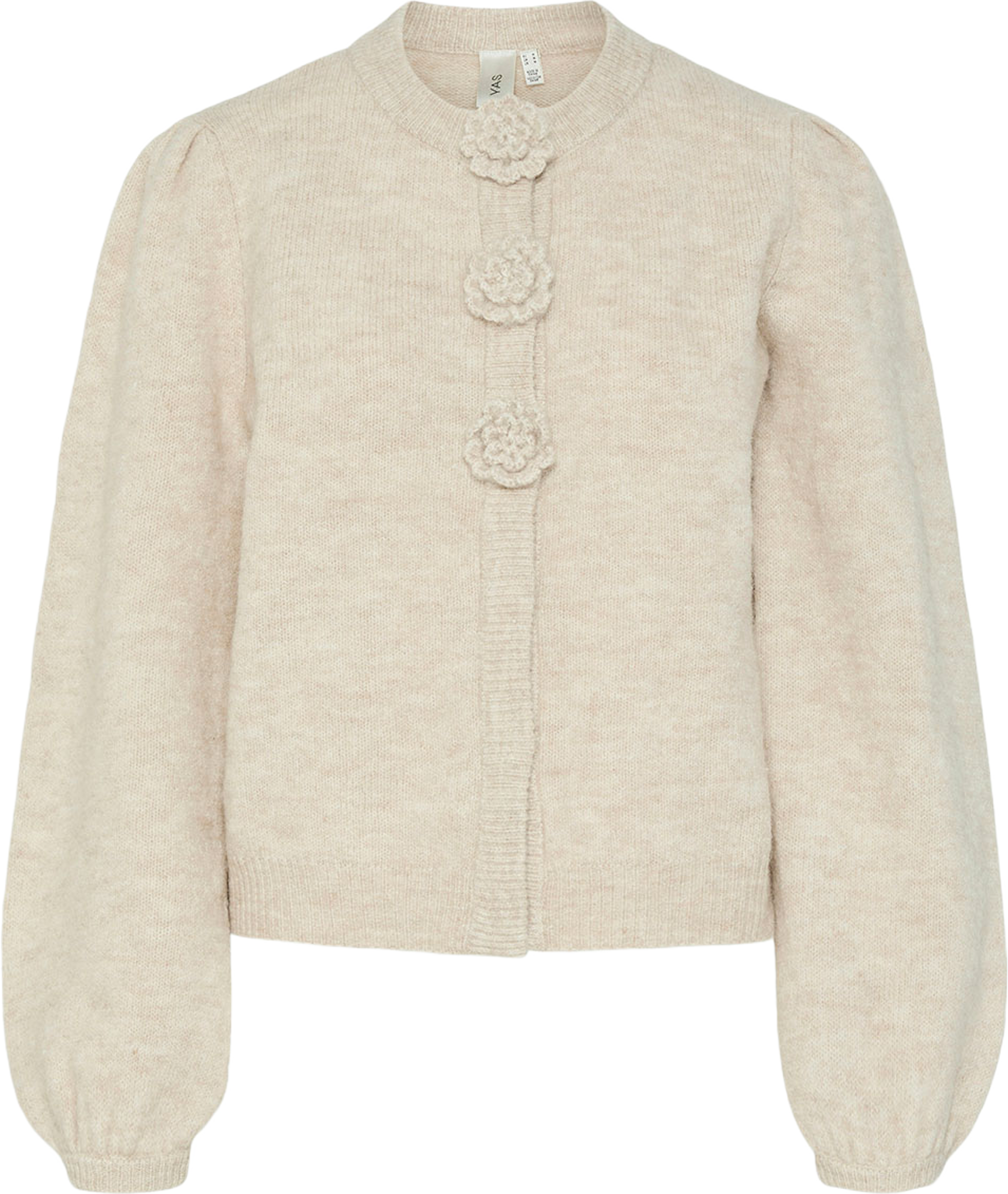Yasroselle Ls Knit Cardigan S.